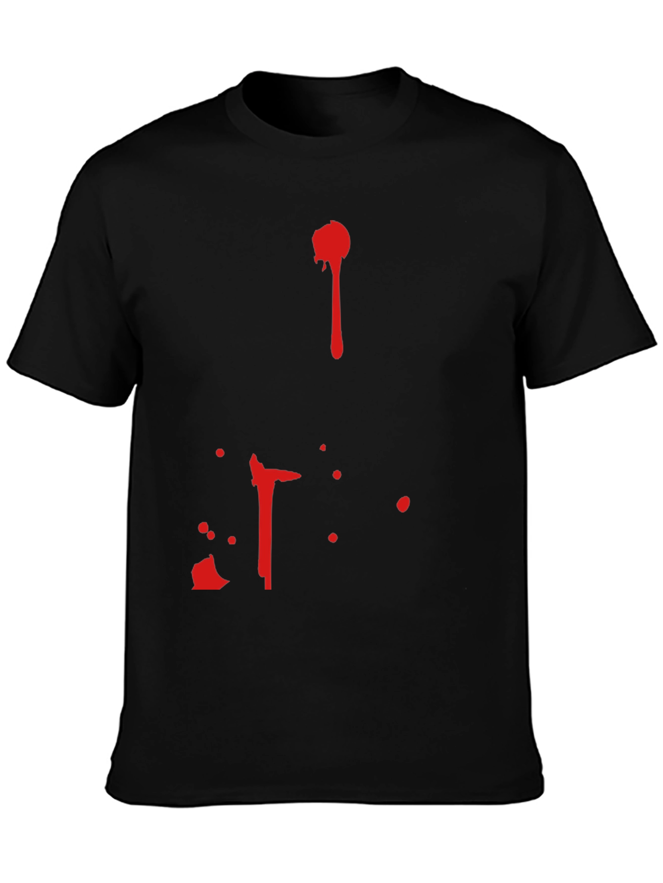 Blood Splatter Graphic Tee - Halloween Costume Shirt