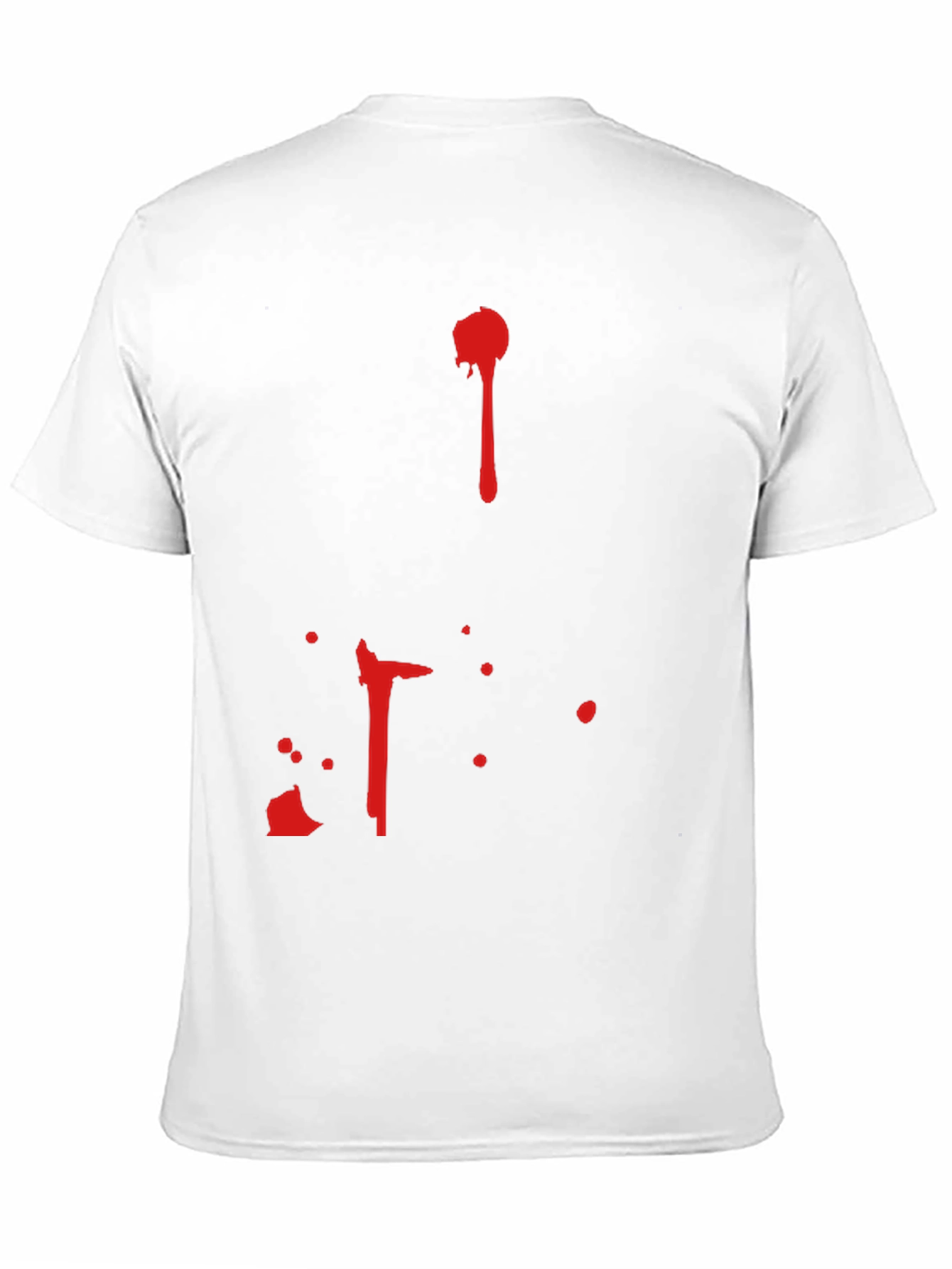 Blood Splatter Graphic Tee - Halloween Costume Shirt
