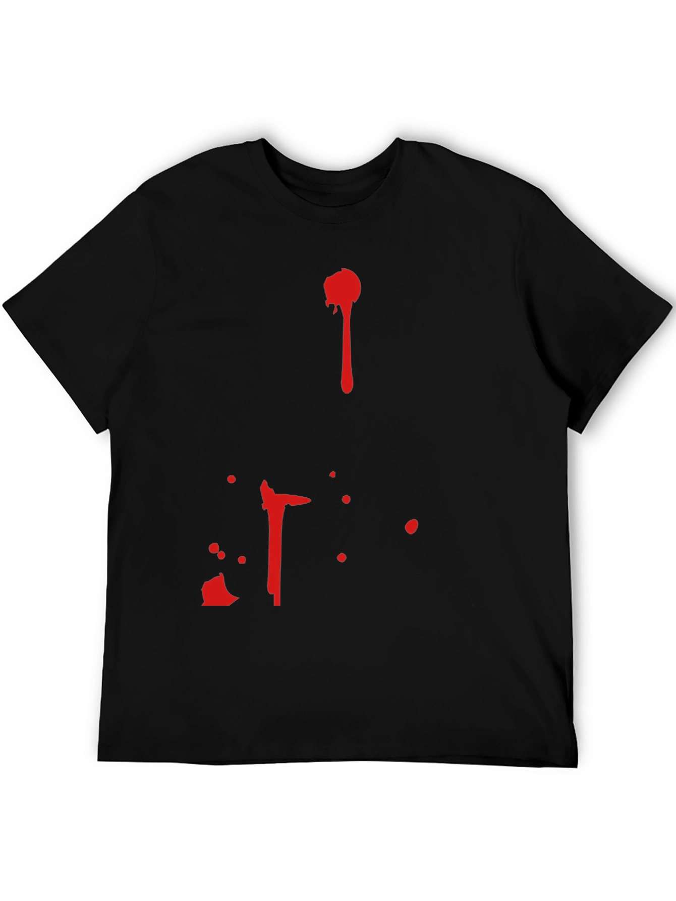 Blood Splatter Graphic Tee - Halloween Costume Shirt