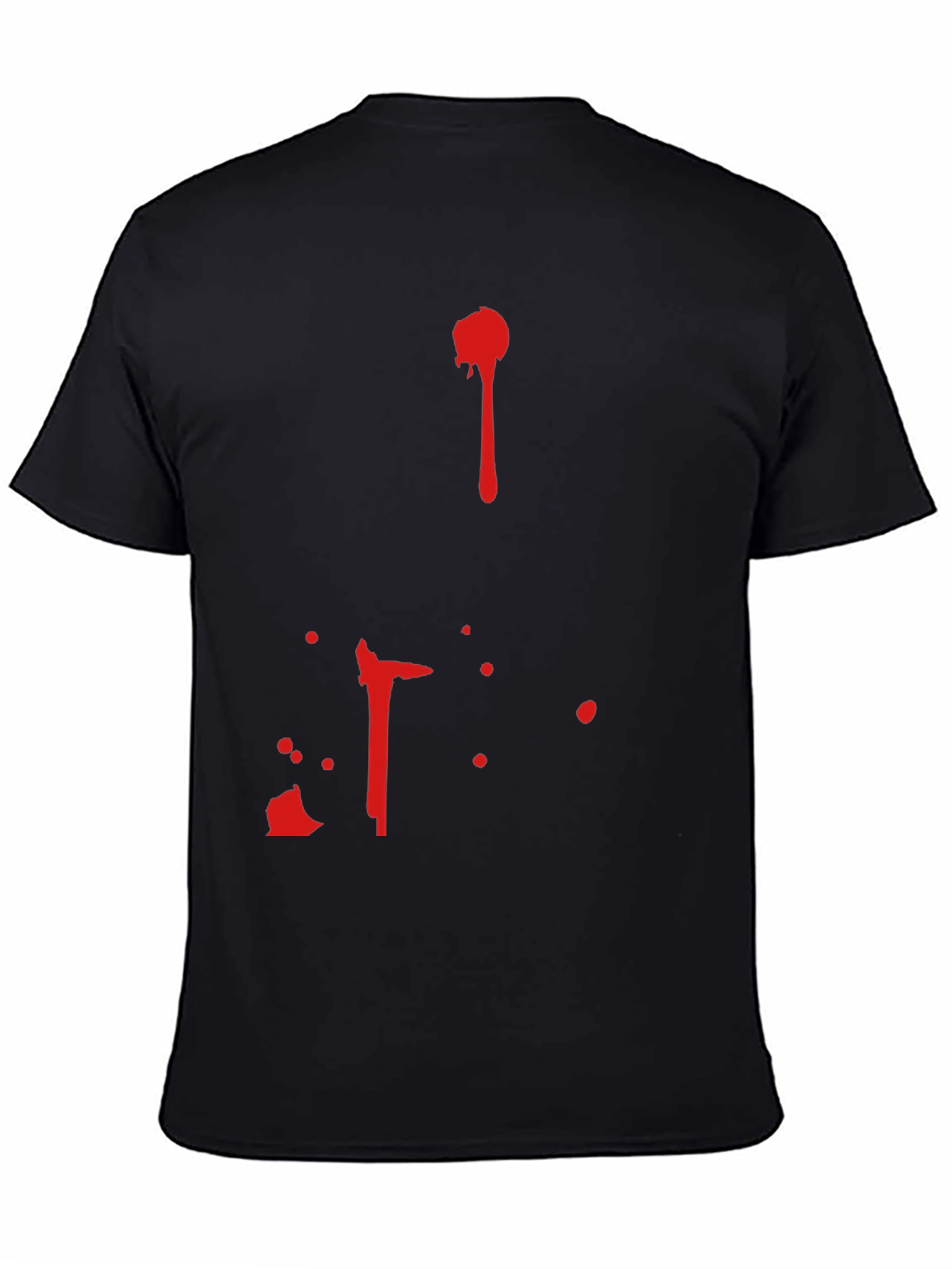 Blood Splatter Graphic Tee - Halloween Costume Shirt
