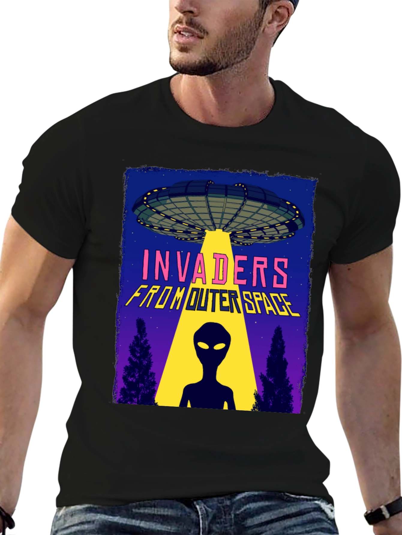 Invaders From Outer Space Graphic Tee