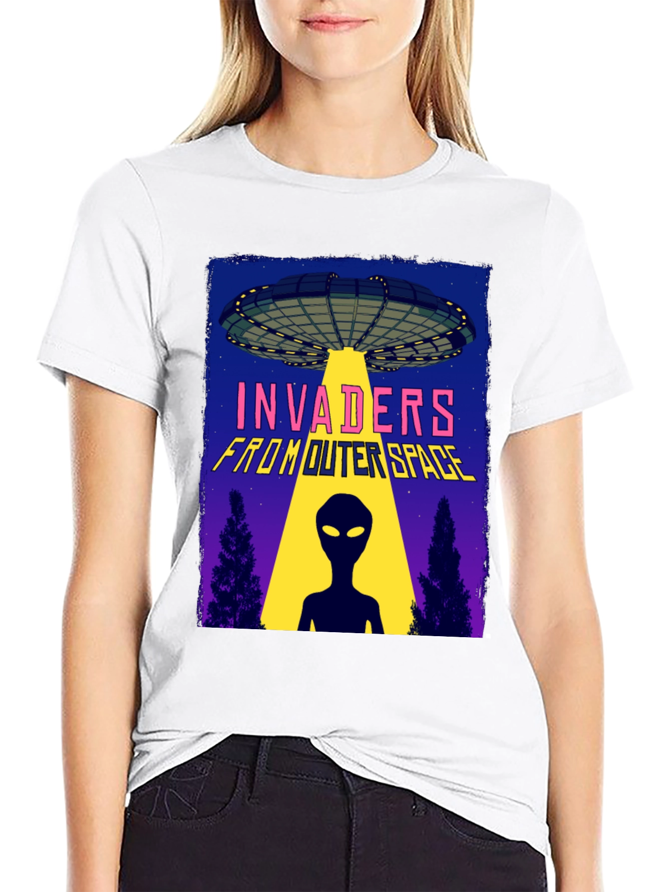 Invaders From Outer Space Graphic Tee