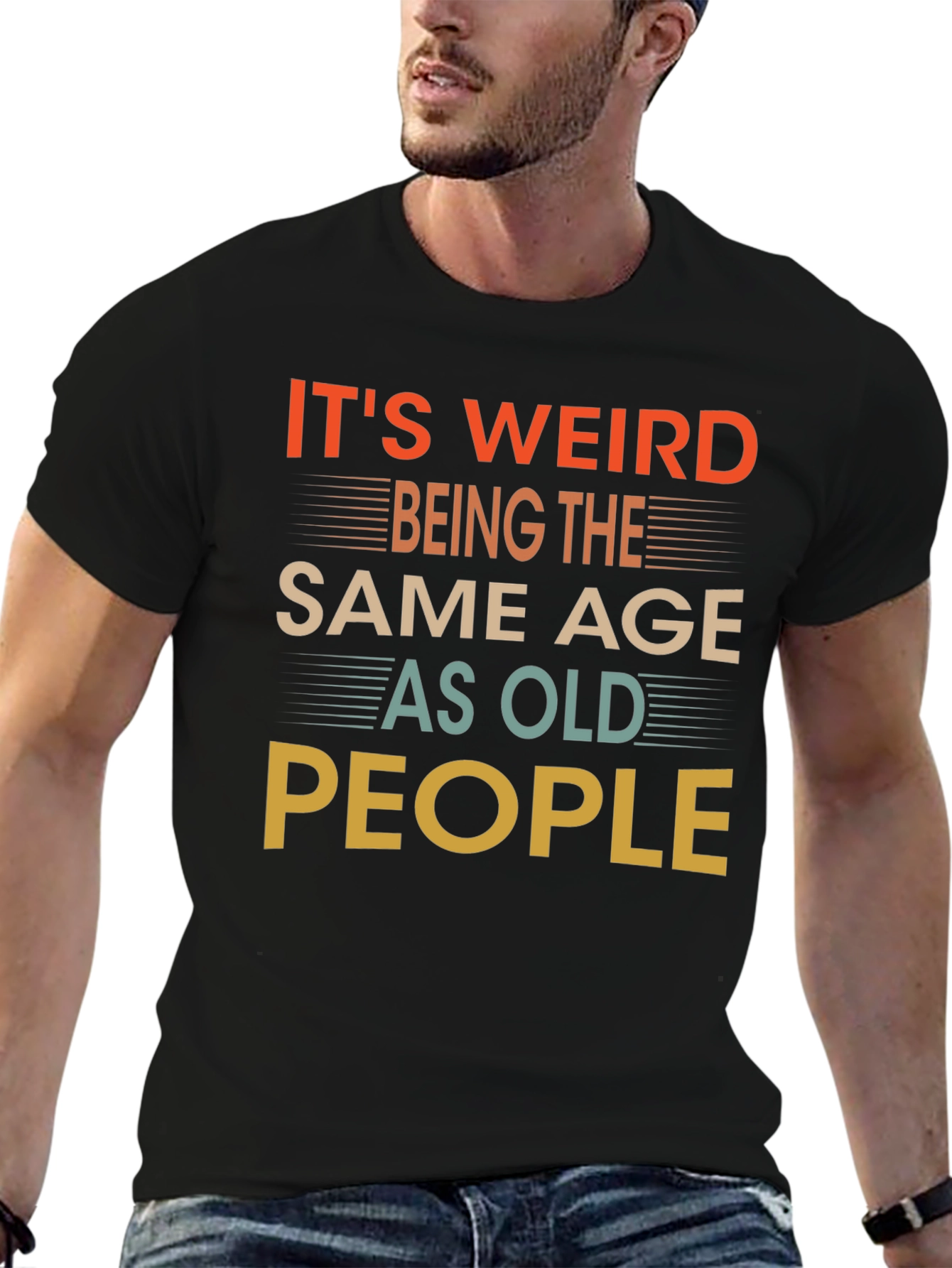 Funny Age Humor Graphic T-Shirt