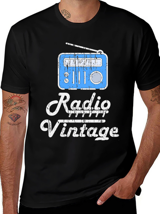 Vintage Radio T-Shirt - Retro Style