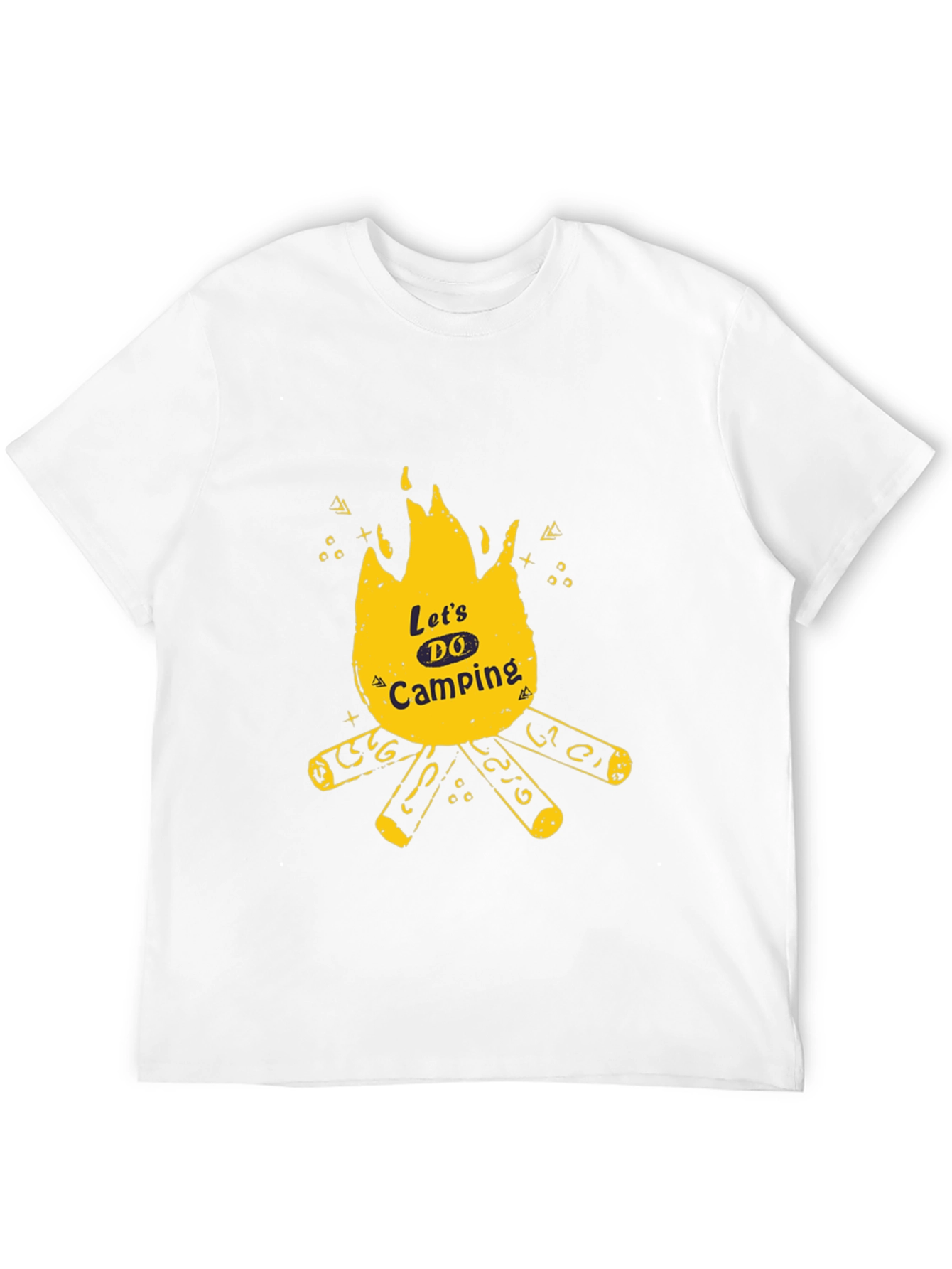Lets Do Camping Graphic Tee - Black