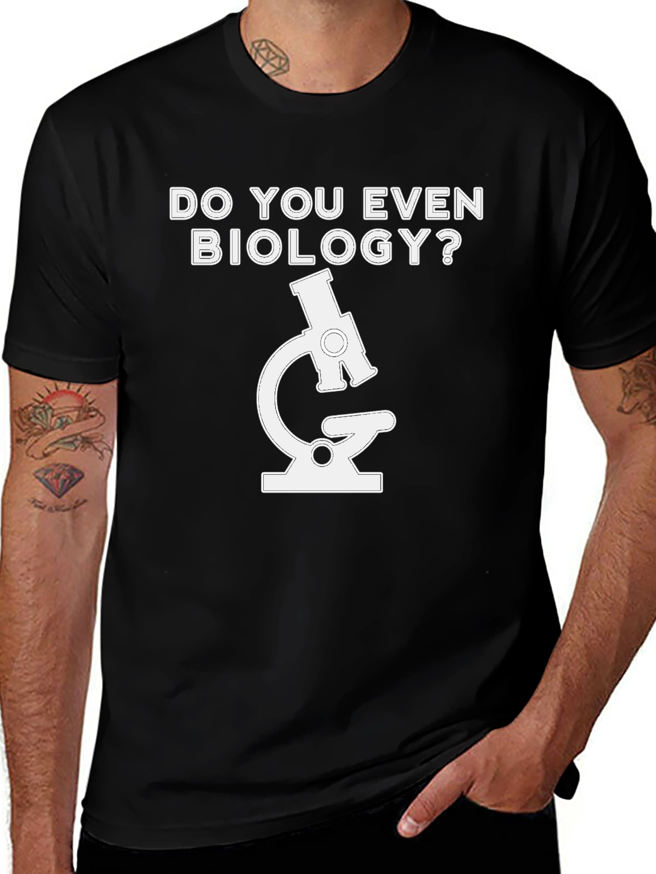 Do You Even Biology T-Shirt - Microscope Design