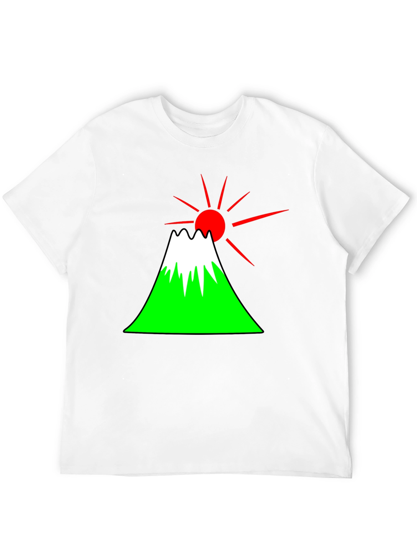 Mount Fuji Graphic Tee - Japan Sunrise T-Shirt