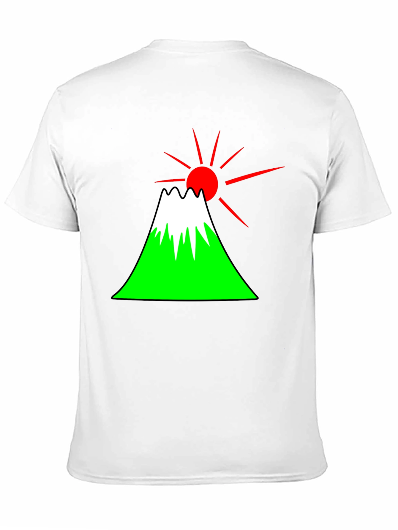 Mount Fuji Graphic Tee - Japan Sunrise T-Shirt