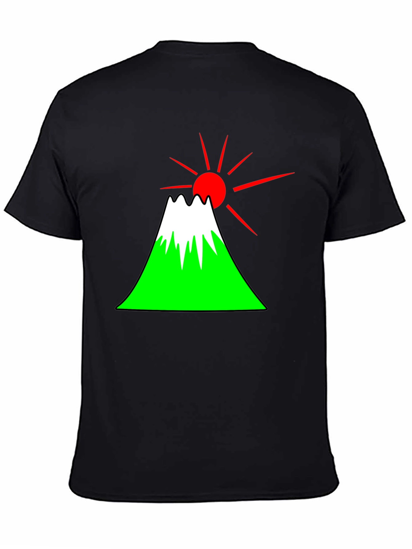 Mount Fuji Graphic Tee - Japan Sunrise T-Shirt