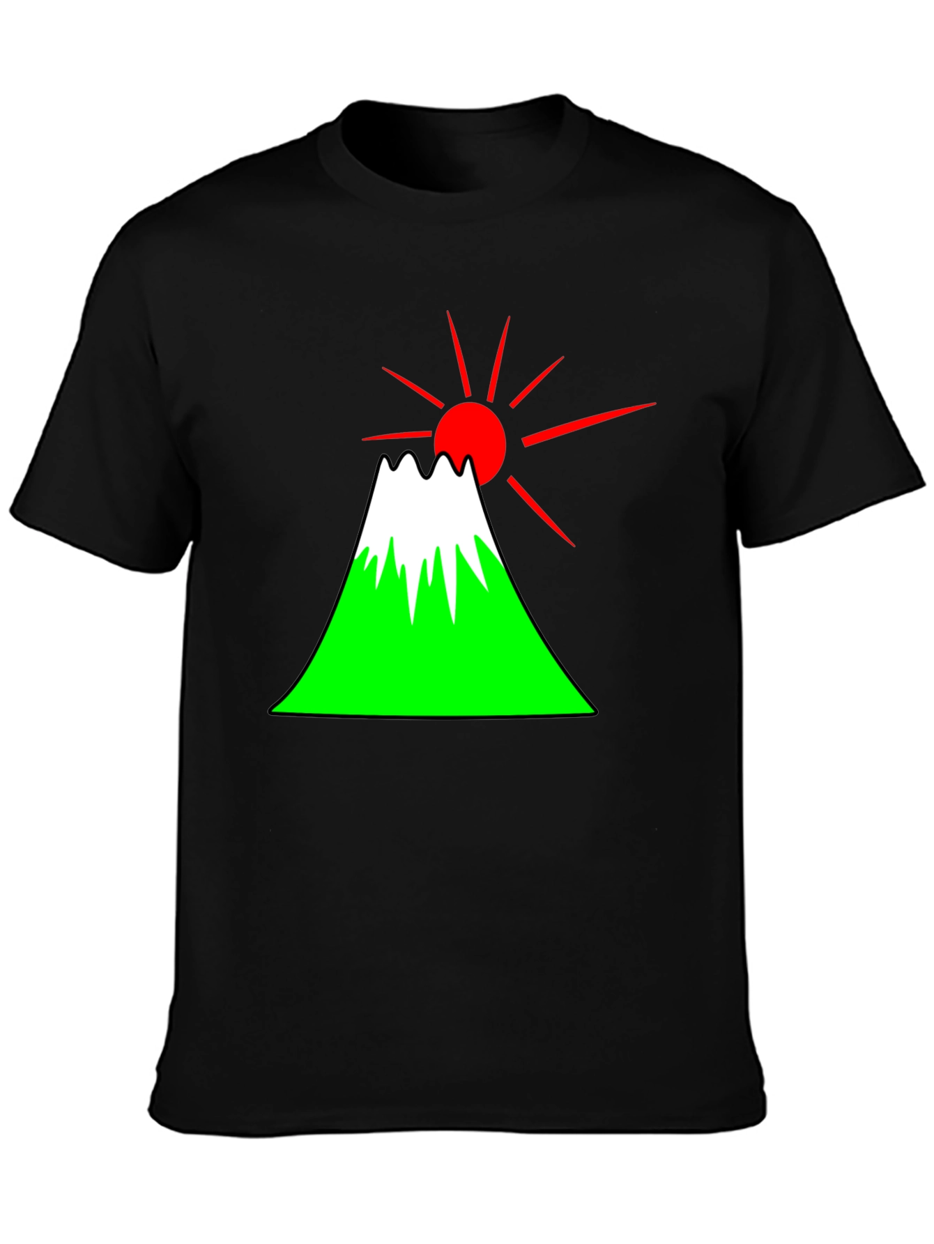 Mount Fuji Graphic Tee - Japan Sunrise T-Shirt