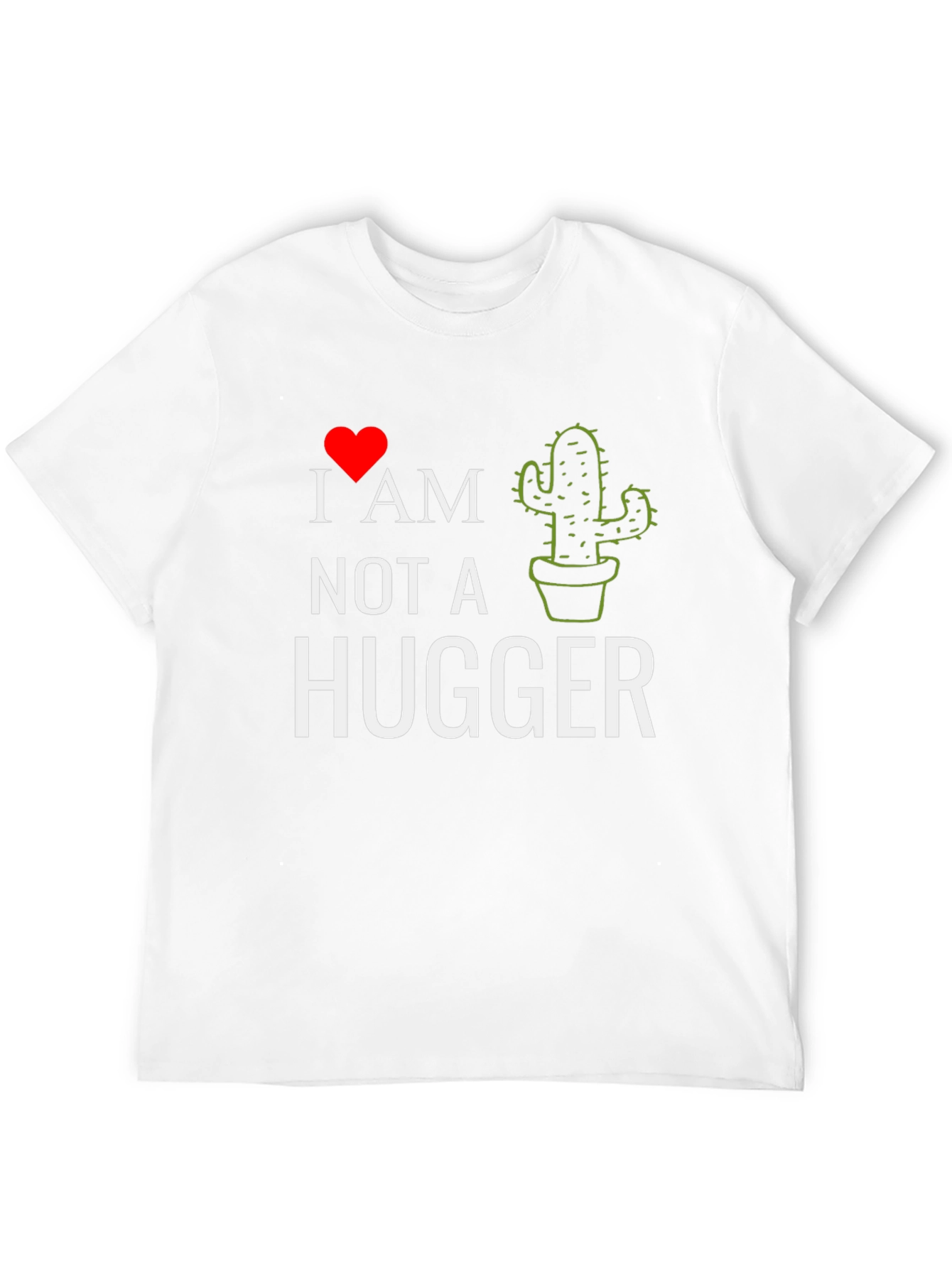 I Heart Cactus - Not A Hugger Tee
