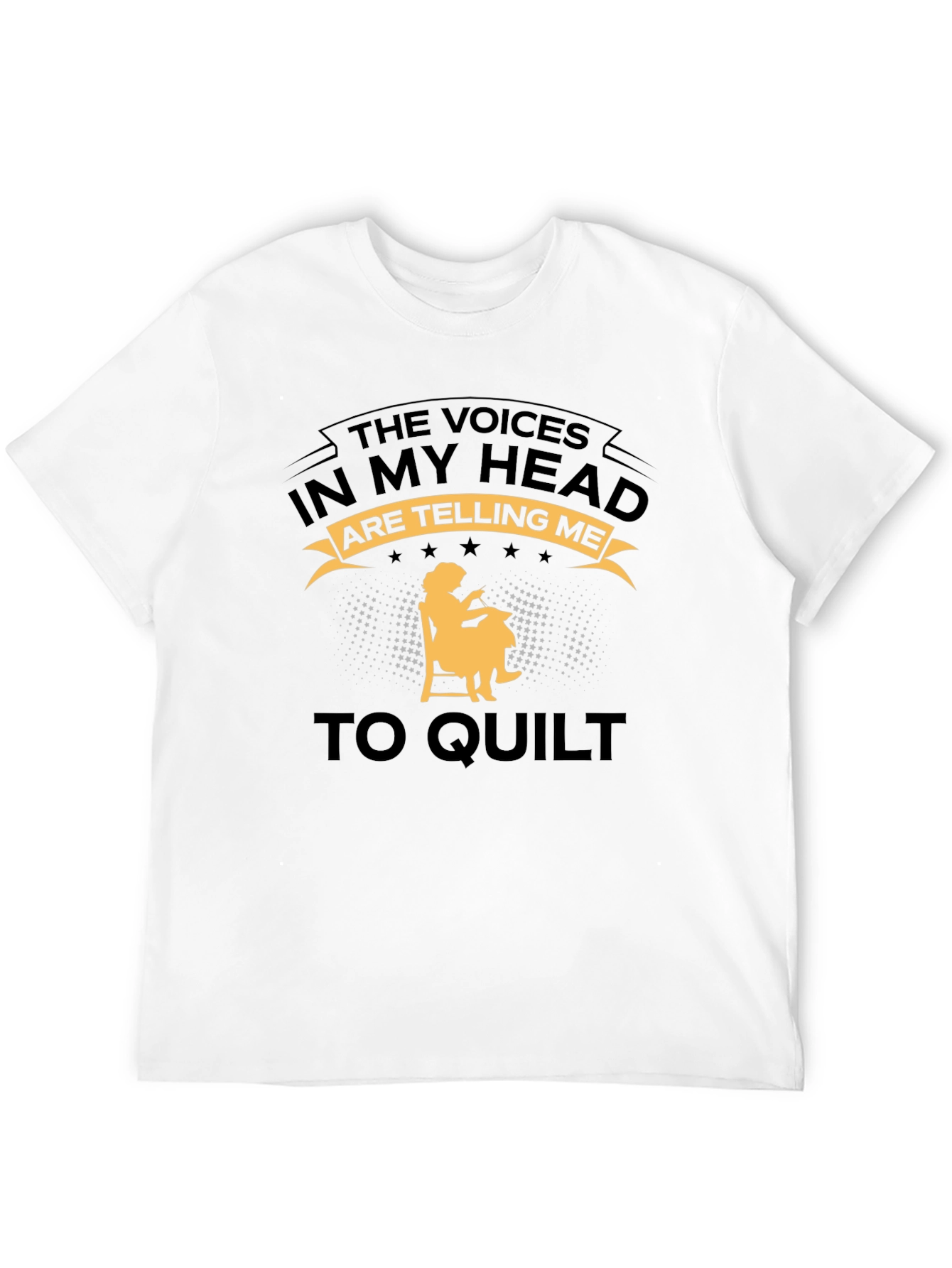 Voices In My Head Quilt T-Shirt