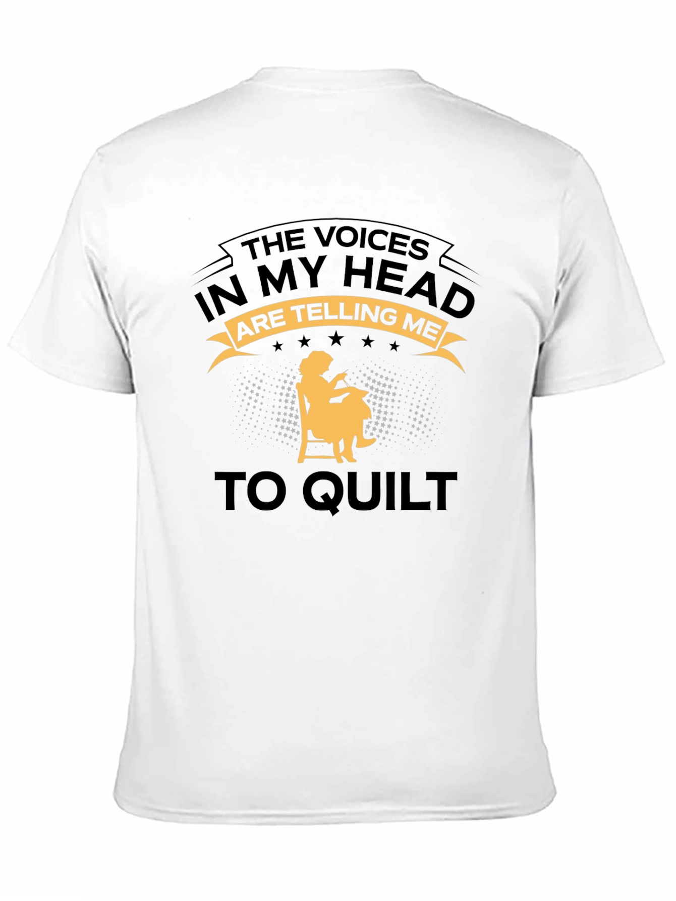 Voices In My Head Quilt T-Shirt