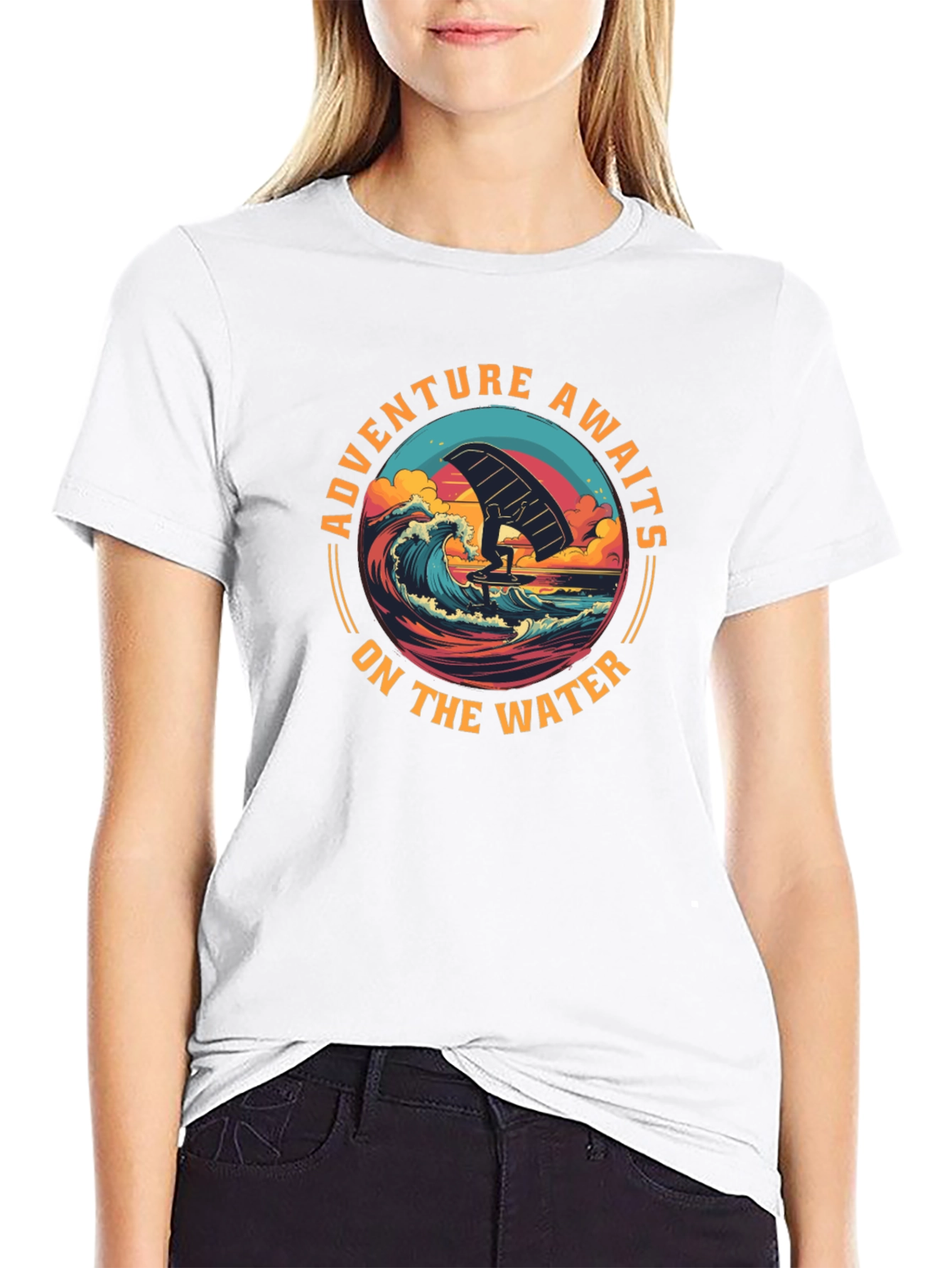 Adventure Awaits T-Shirt - Watersport Tee
