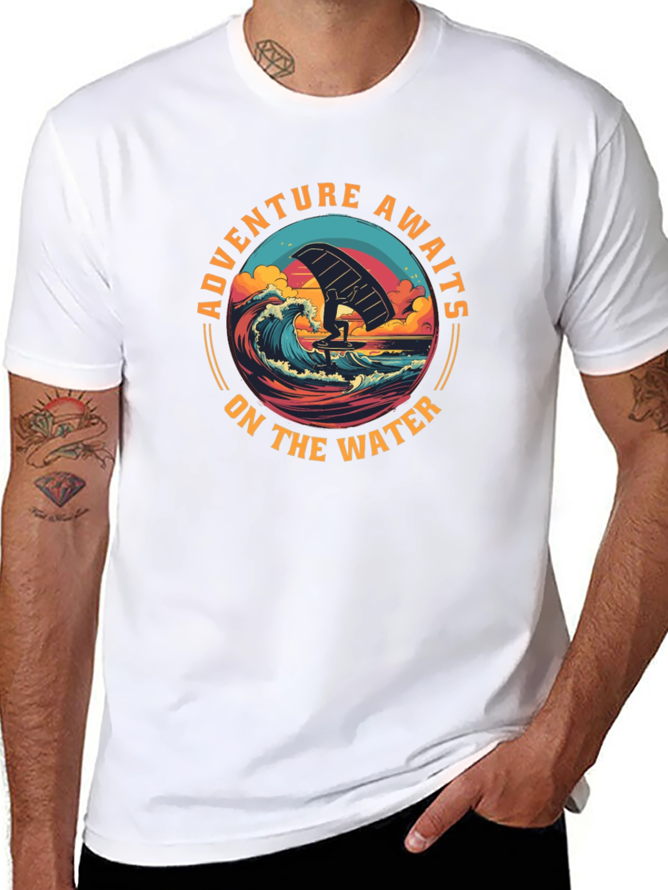 Adventure Awaits T-Shirt - Watersport Tee