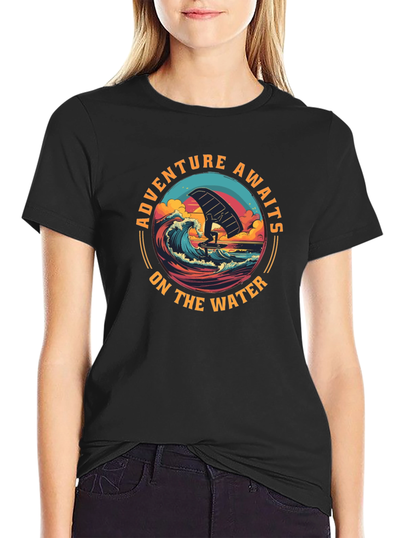 Adventure Awaits T-Shirt - Watersport Tee