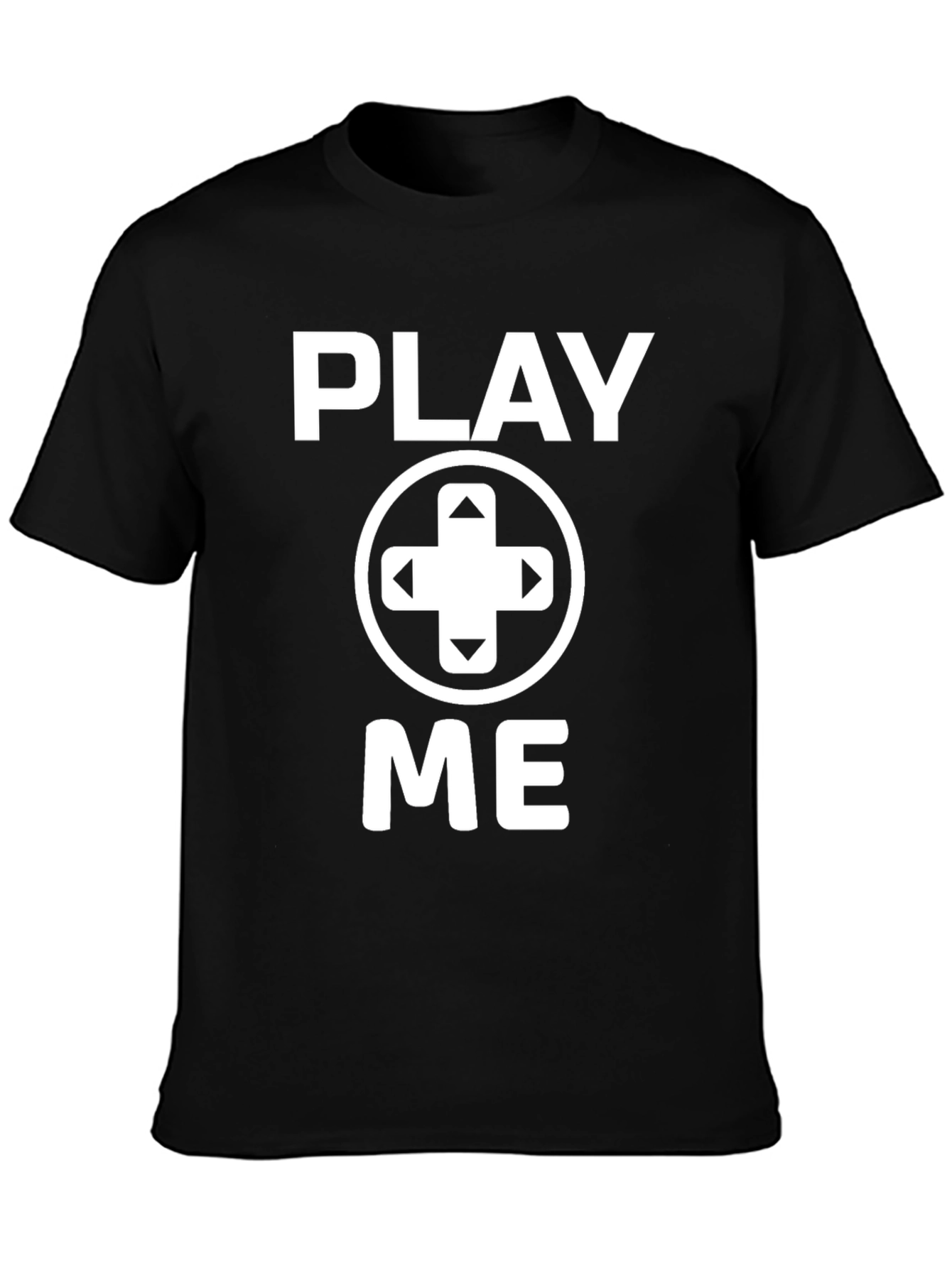 Play Me Graphic Tee - Gamer Style Shirt