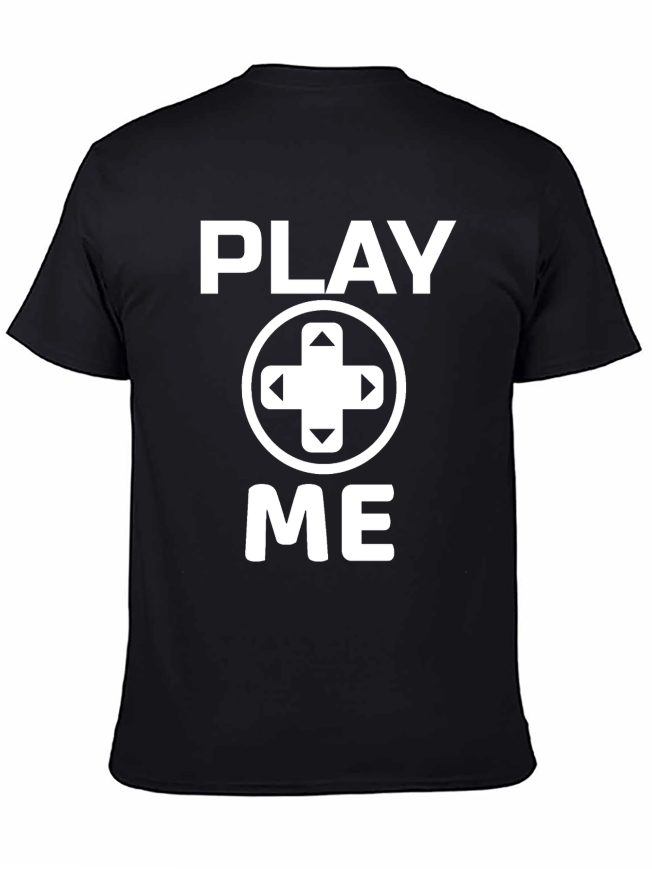 Play Me Graphic Tee - Gamer Style Shirt