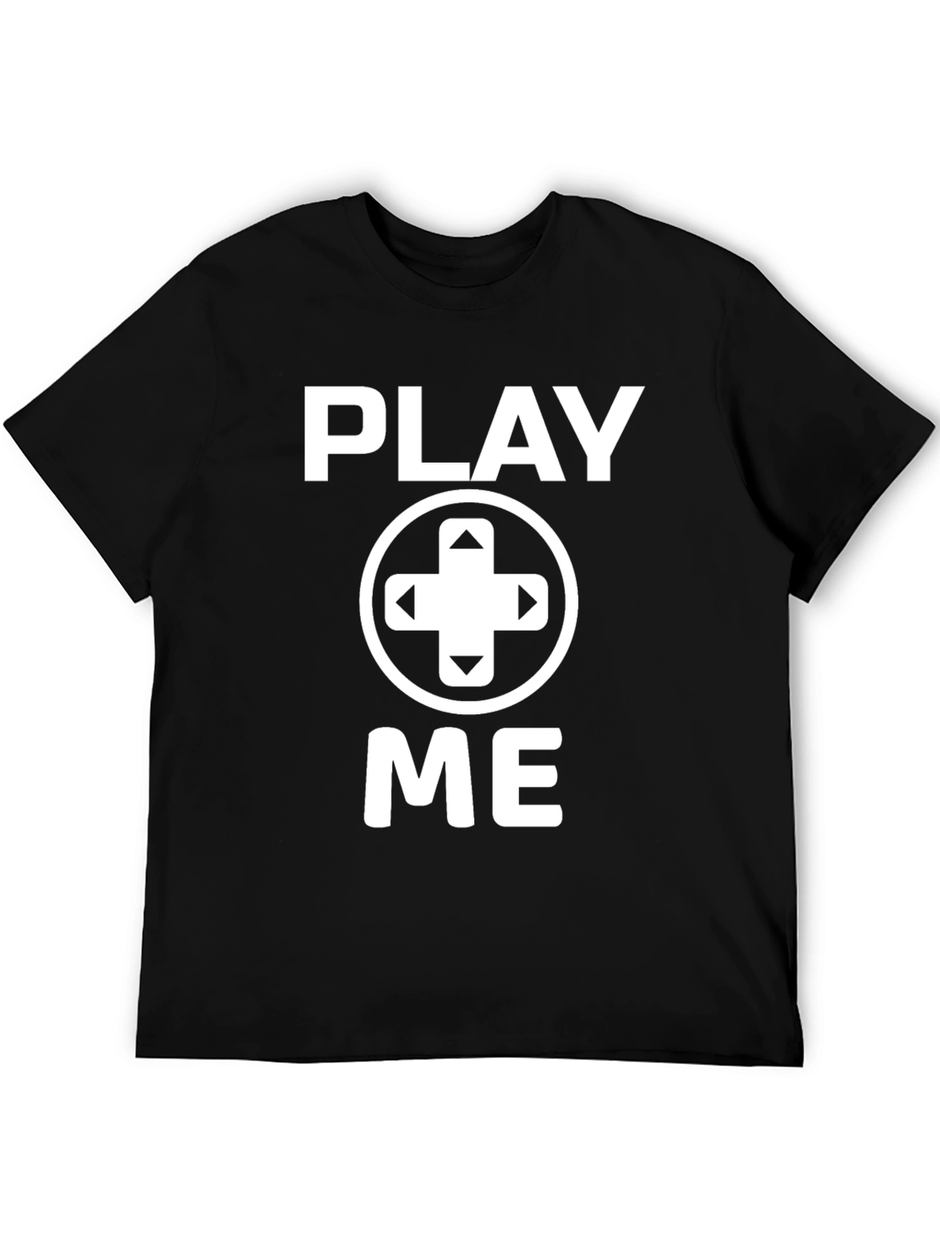 Play Me Graphic Tee - Gamer Style Shirt