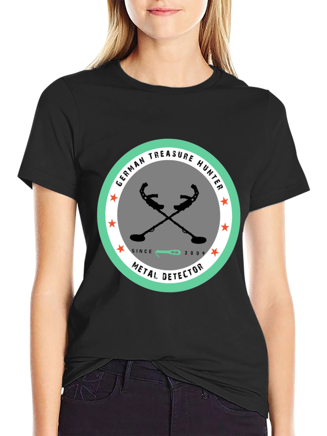 German Treasure Hunter Metal Detector T-Shirt