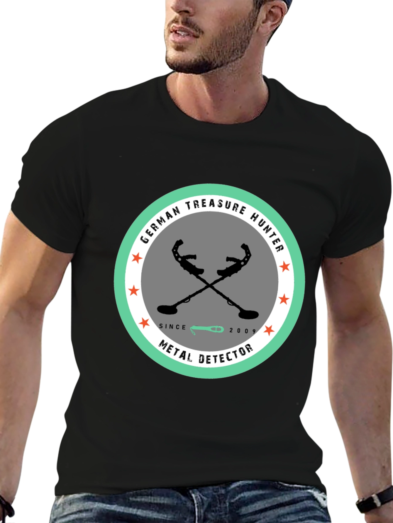 German Treasure Hunter Metal Detector T-Shirt