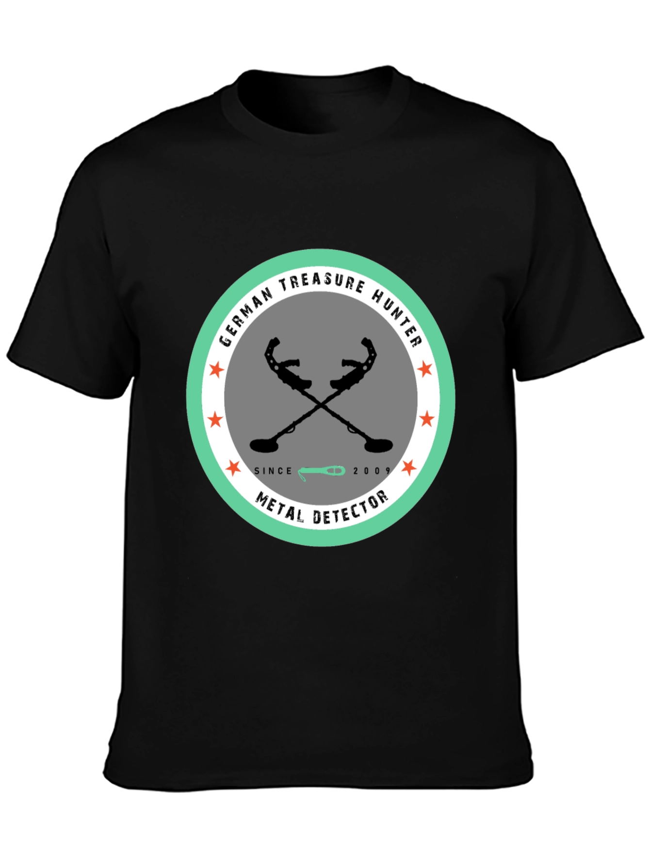 German Treasure Hunter Metal Detector T-Shirt