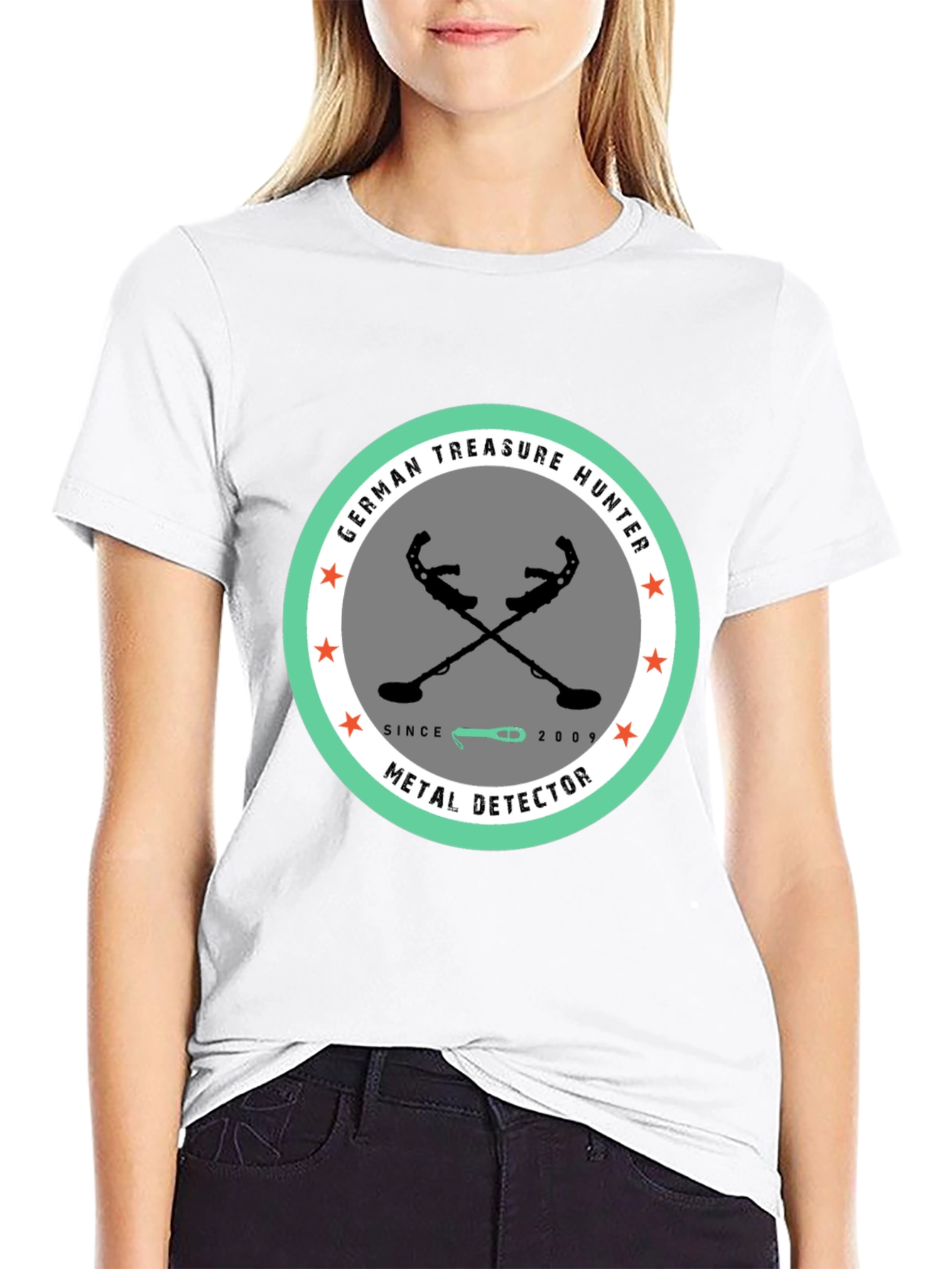 German Treasure Hunter Metal Detector T-Shirt