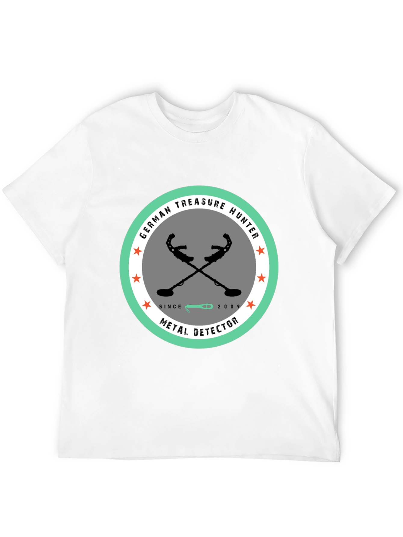 German Treasure Hunter Metal Detector T-Shirt