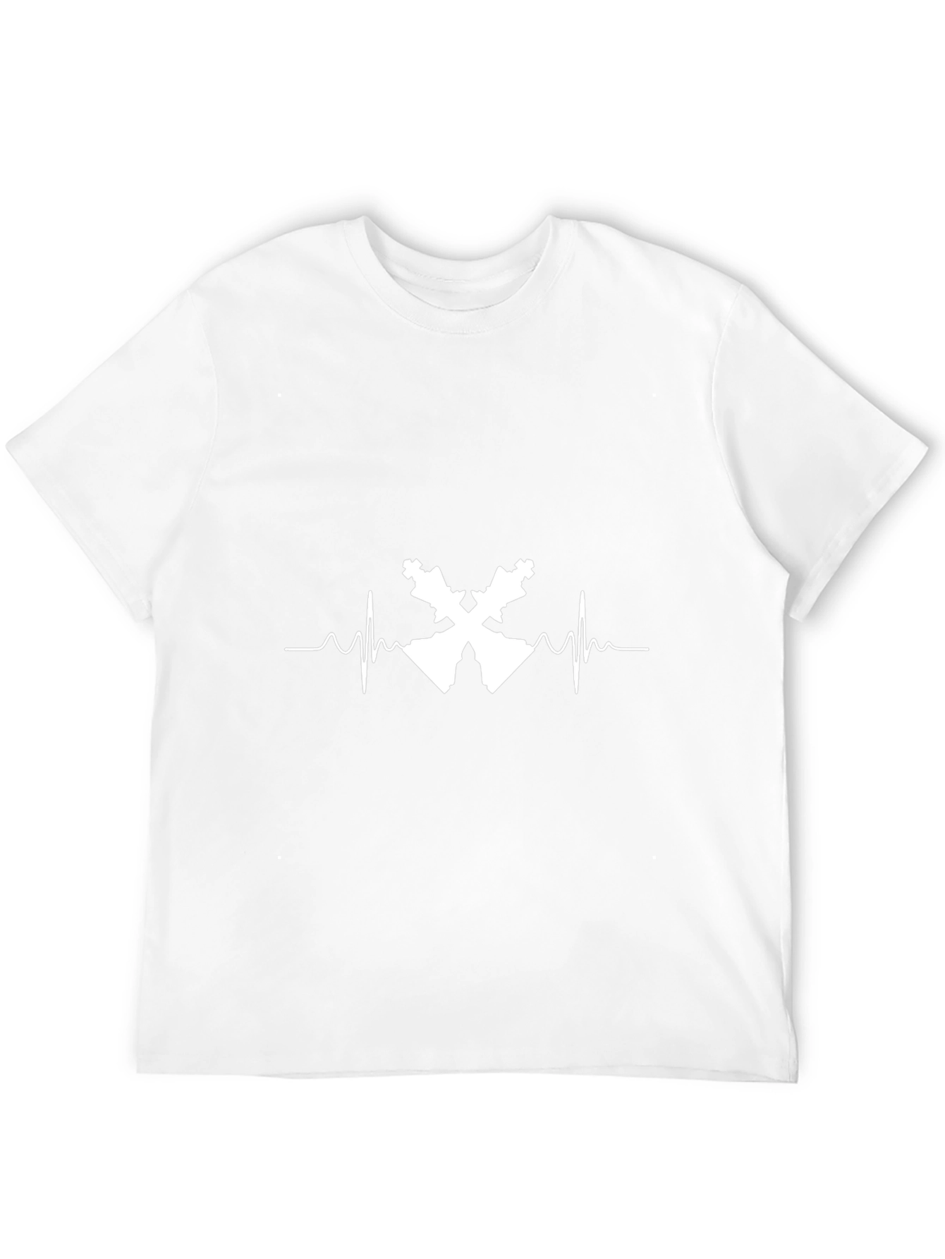 Chess Heartbeat T-Shirt - King and Queen Design