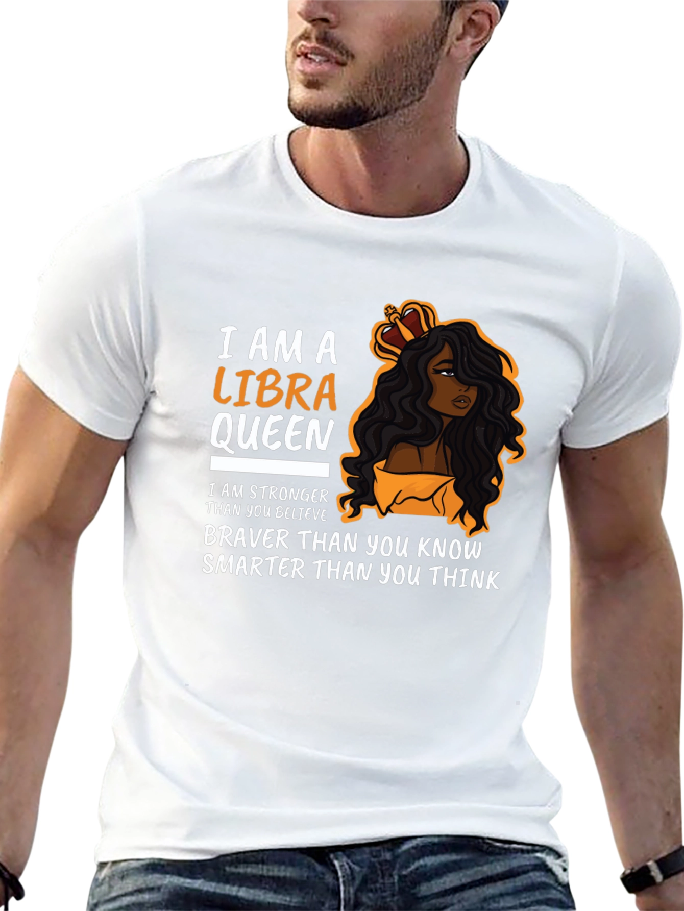 Libra Queen Black T-Shirt Zodiac Sign Graphic Tee