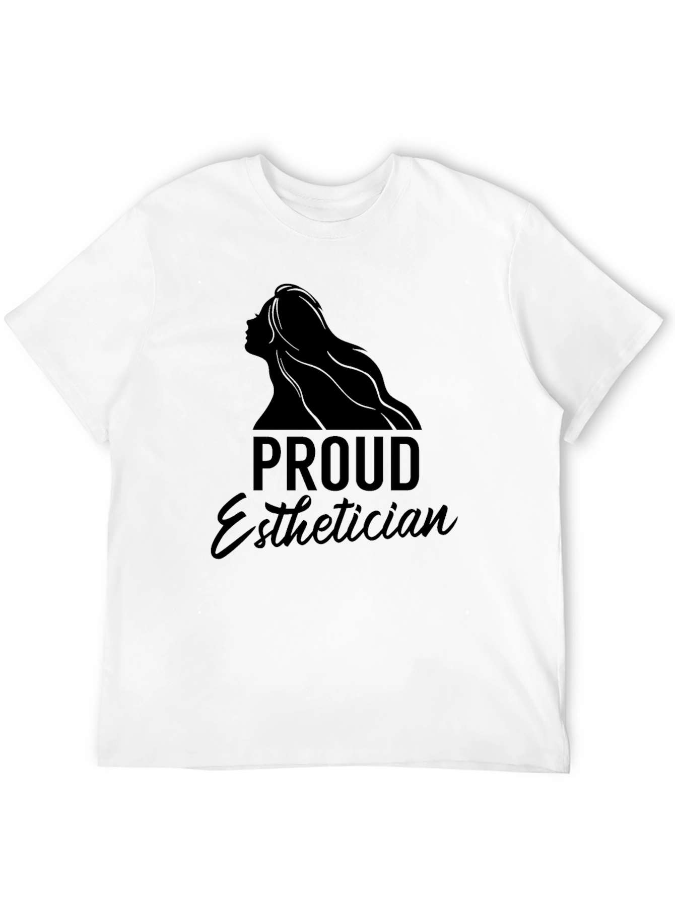 Proud Esthetician Black T-Shirt