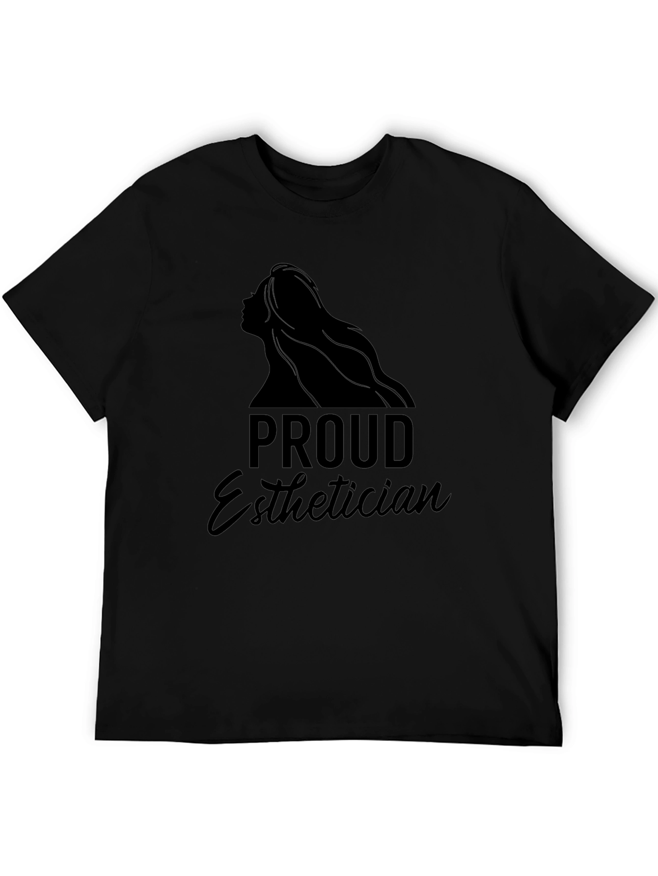 Proud Esthetician Black T-Shirt