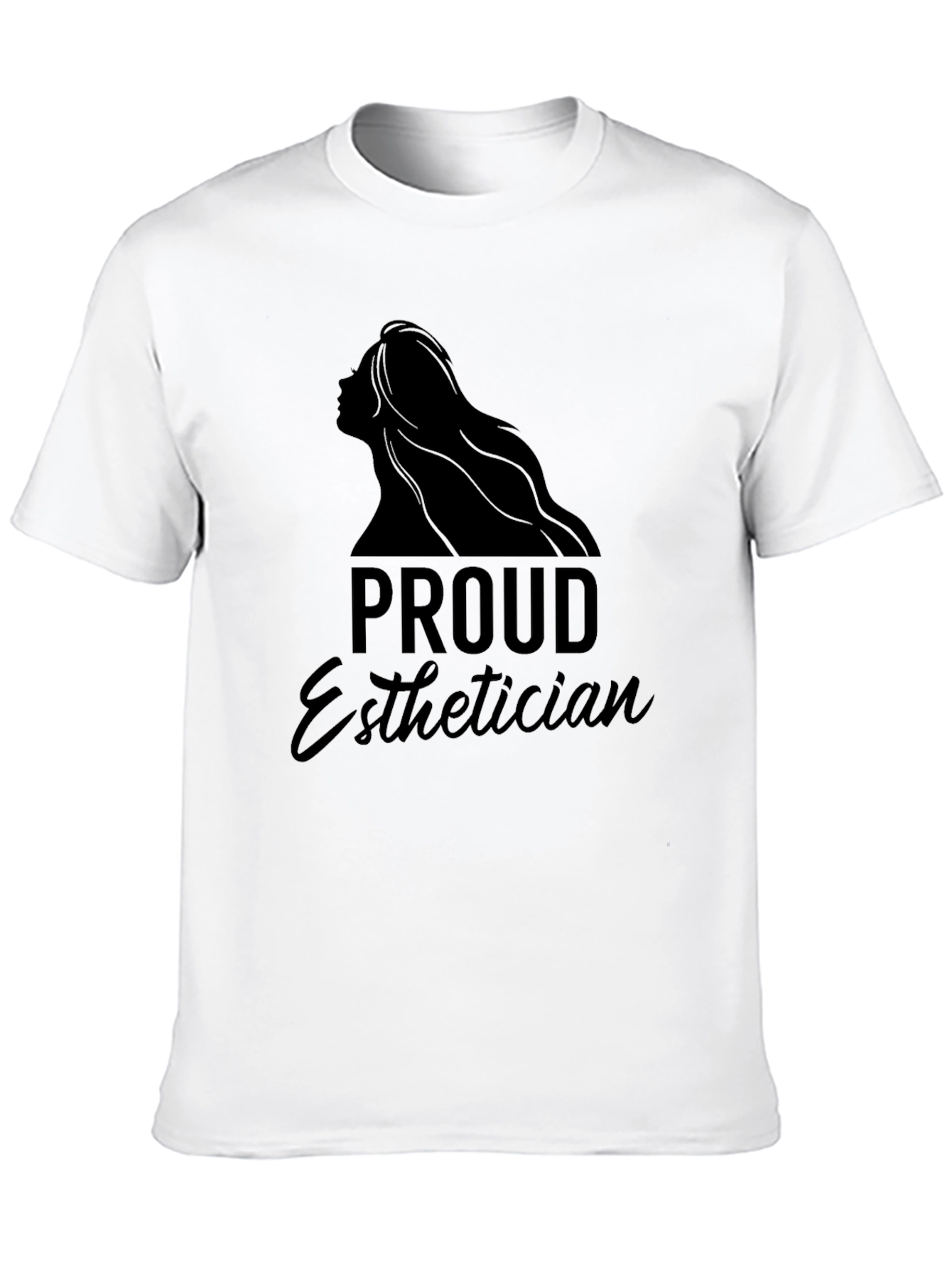 Proud Esthetician Black T-Shirt