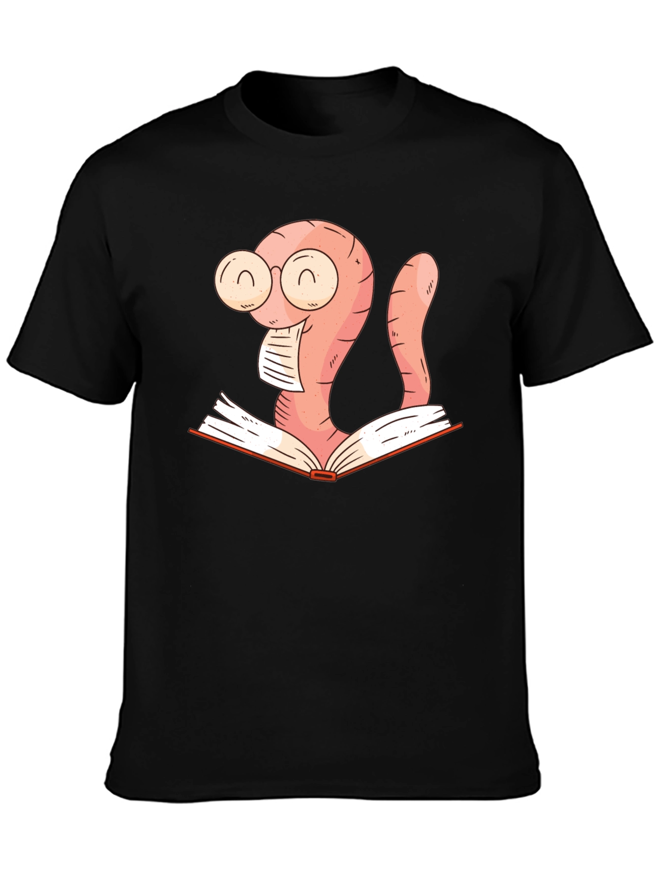 Bookworm Shirt - Reading Worm Design