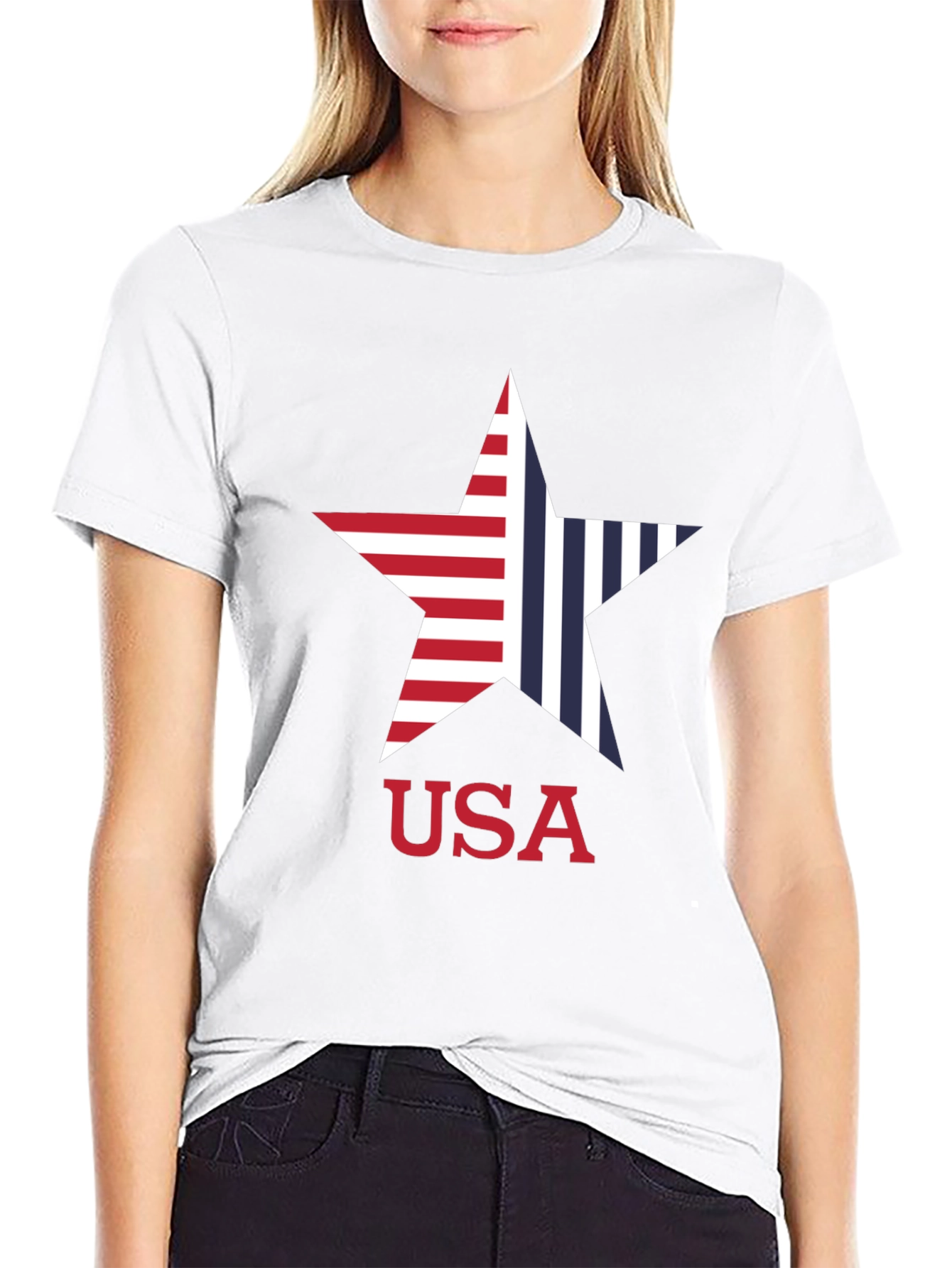 USA Star Graphic T-Shirt