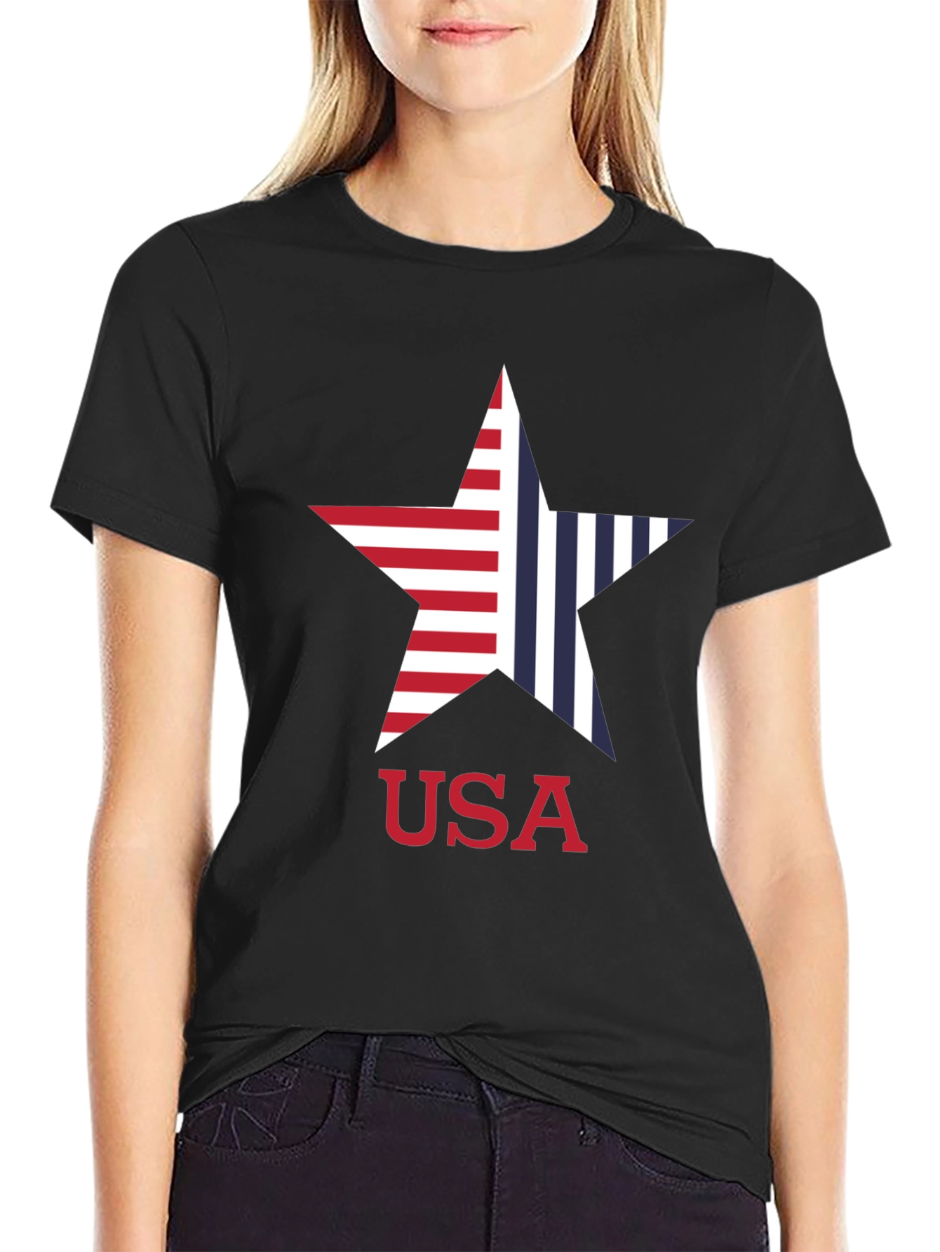 USA Star Graphic T-Shirt