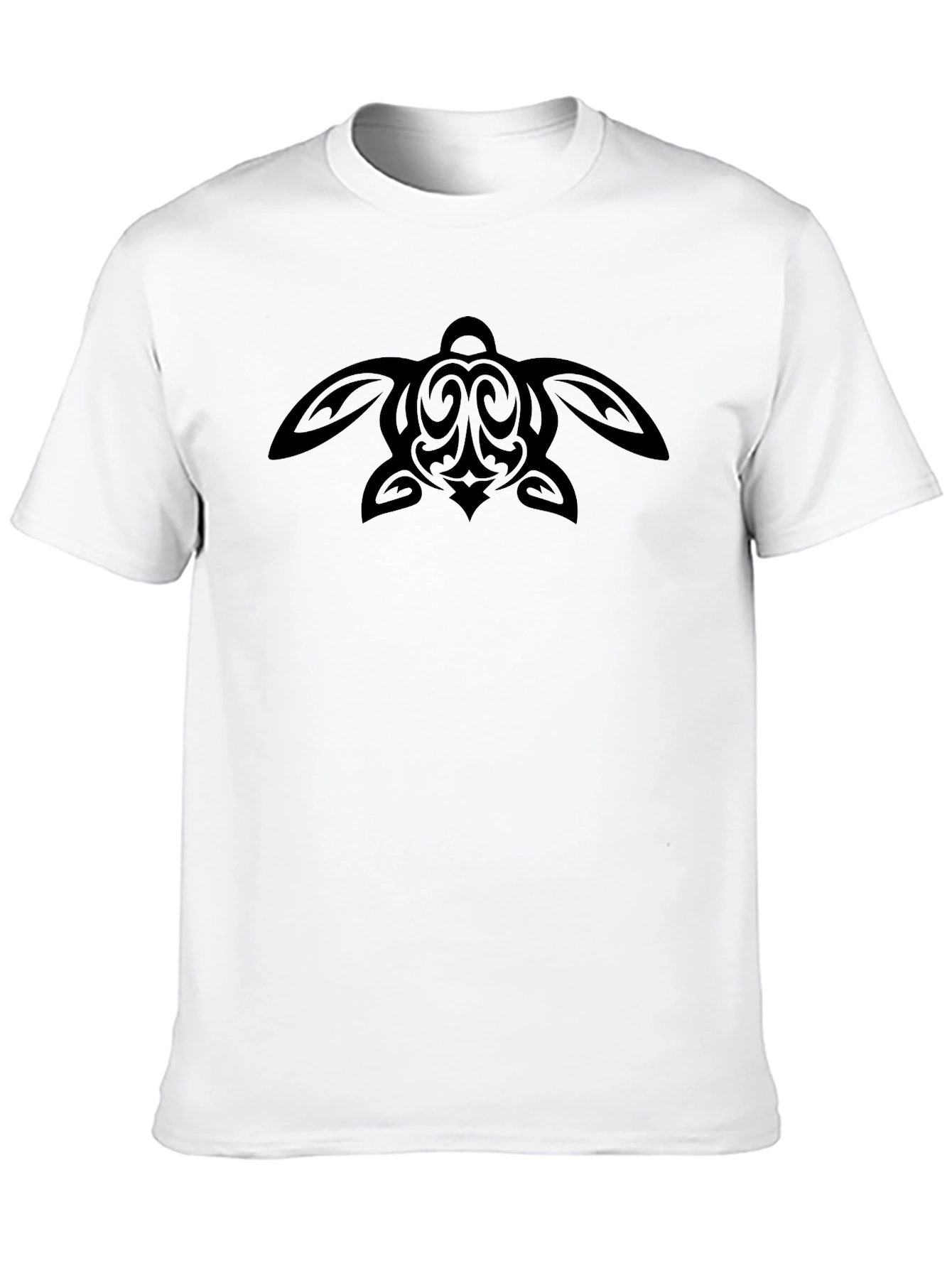 Tribal Turtle Graphic Tee - Black