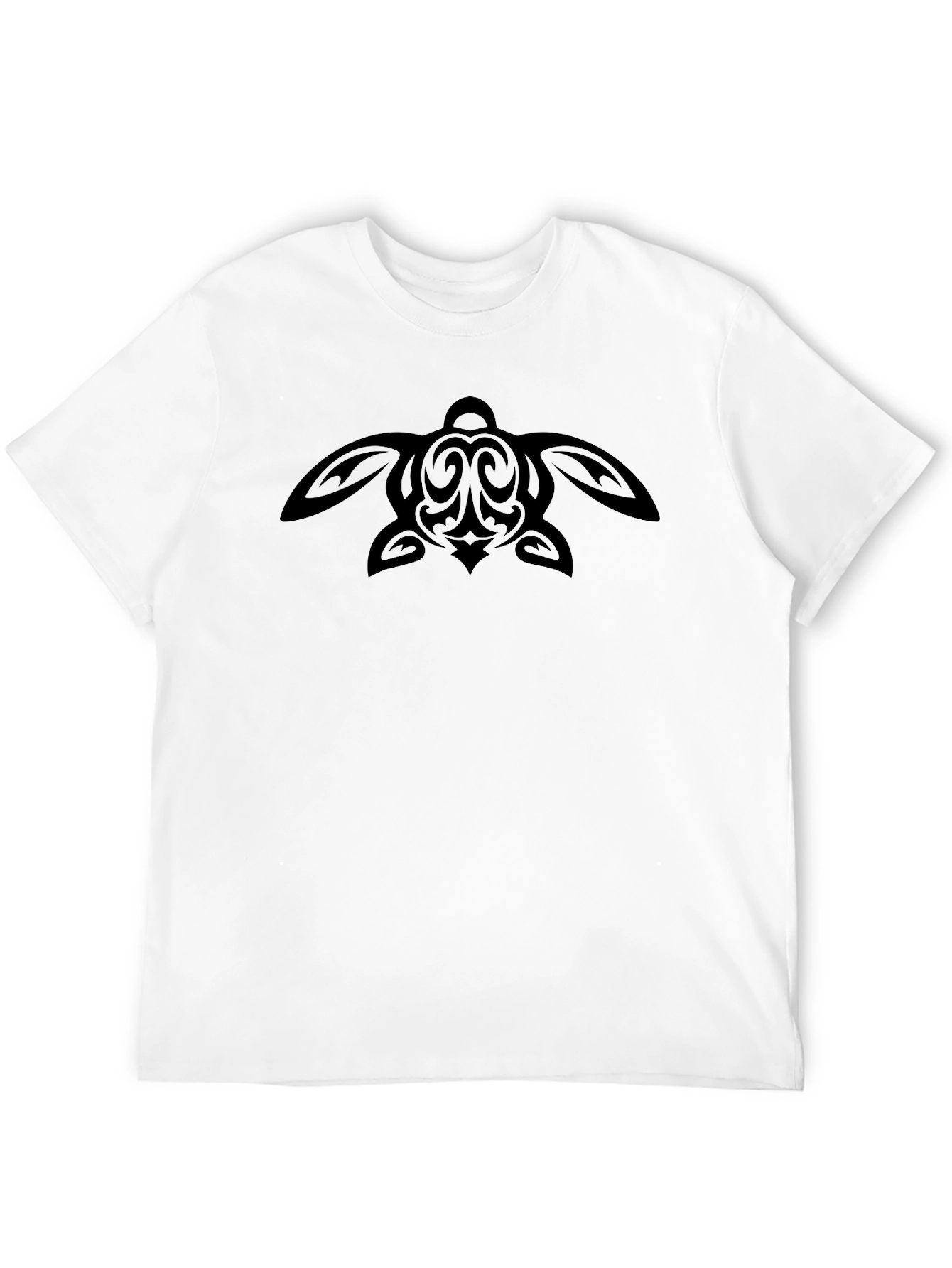 Tribal Turtle Graphic Tee - Black