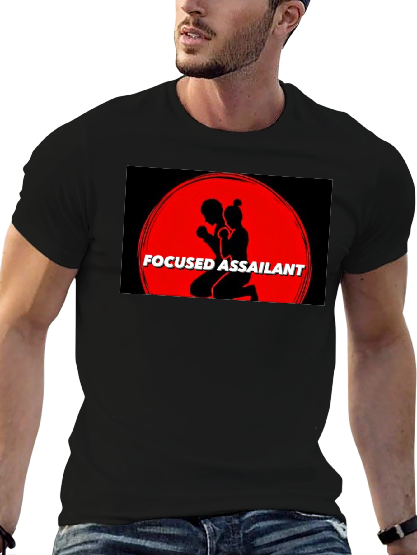 Focused Assailant Graphic T-Shirt