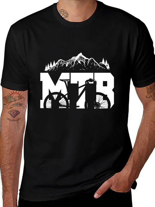 MTB Mountain Bike Graphic Tee - Adventure Ready!