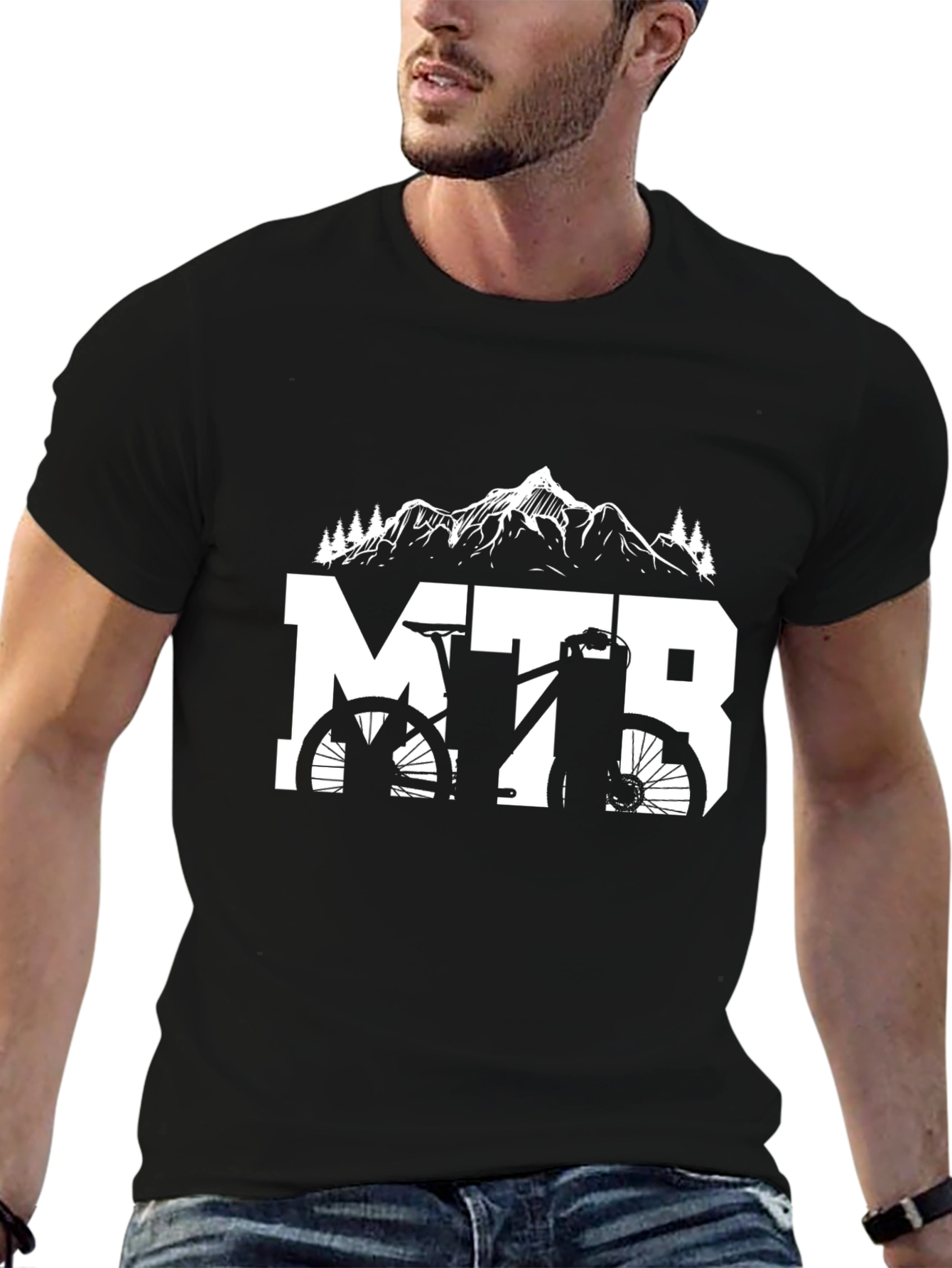 MTB Mountain Bike Graphic Tee - Adventure Ready!