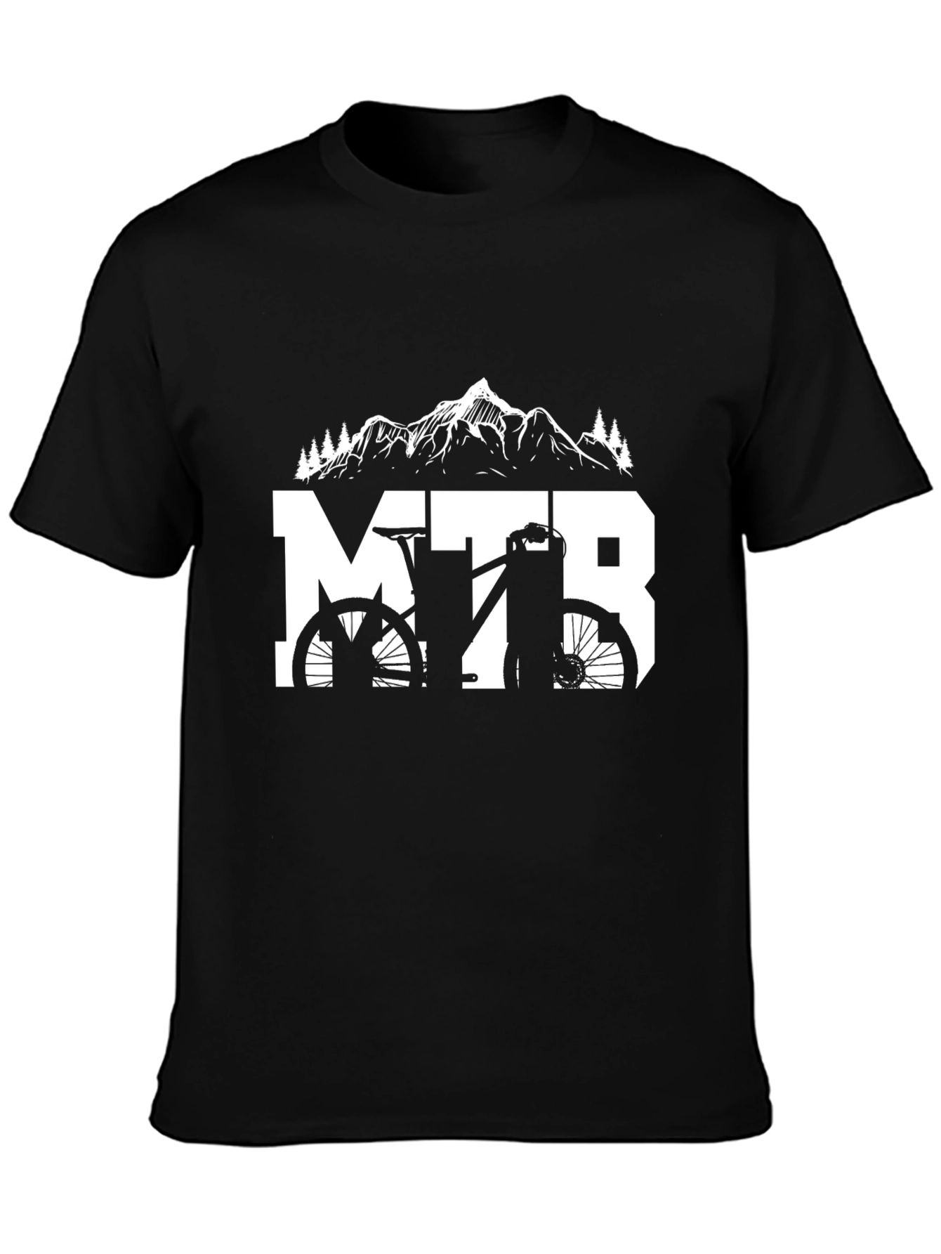 MTB Mountain Bike Graphic Tee - Adventure Ready!