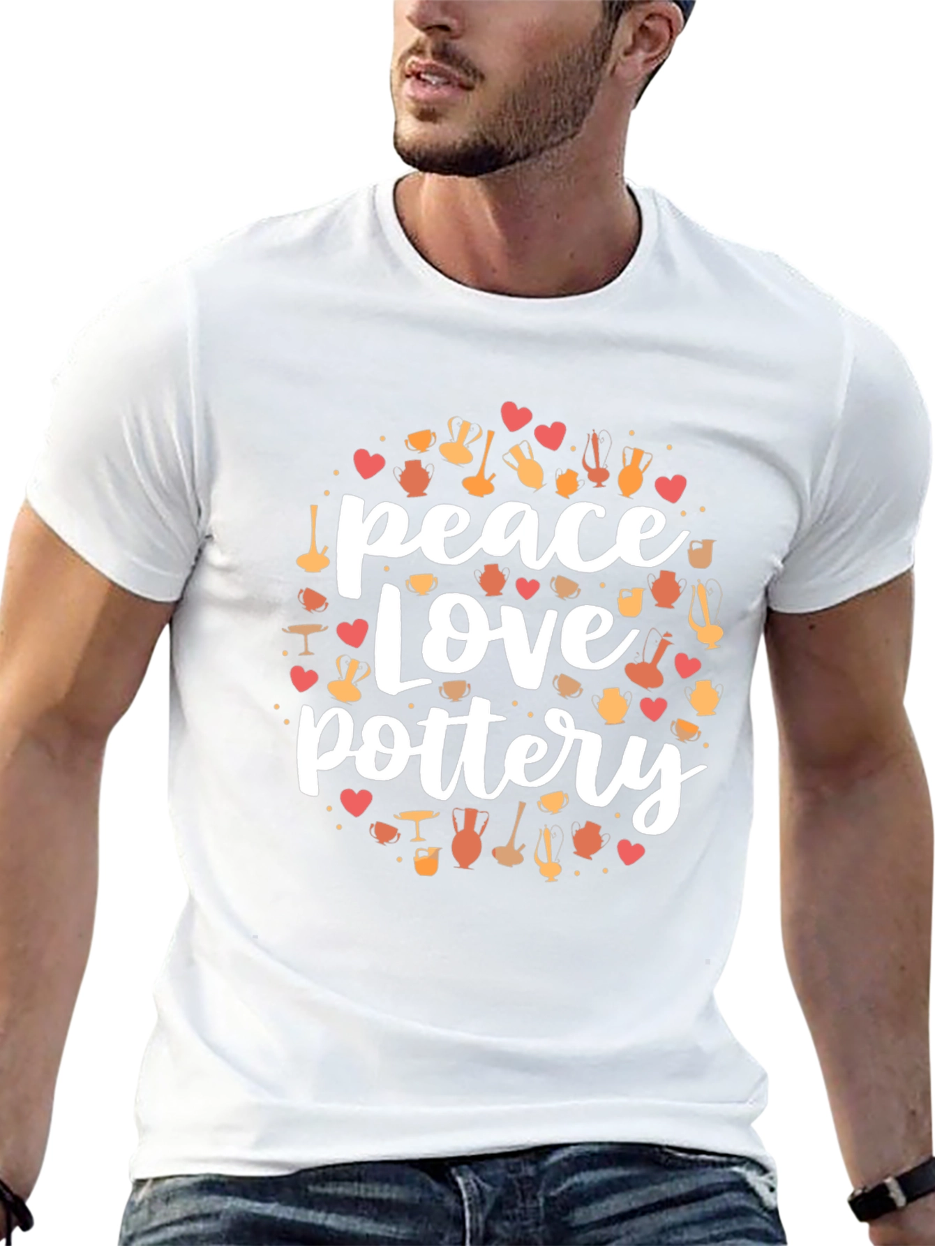 Peace Love Pottery T-Shirt