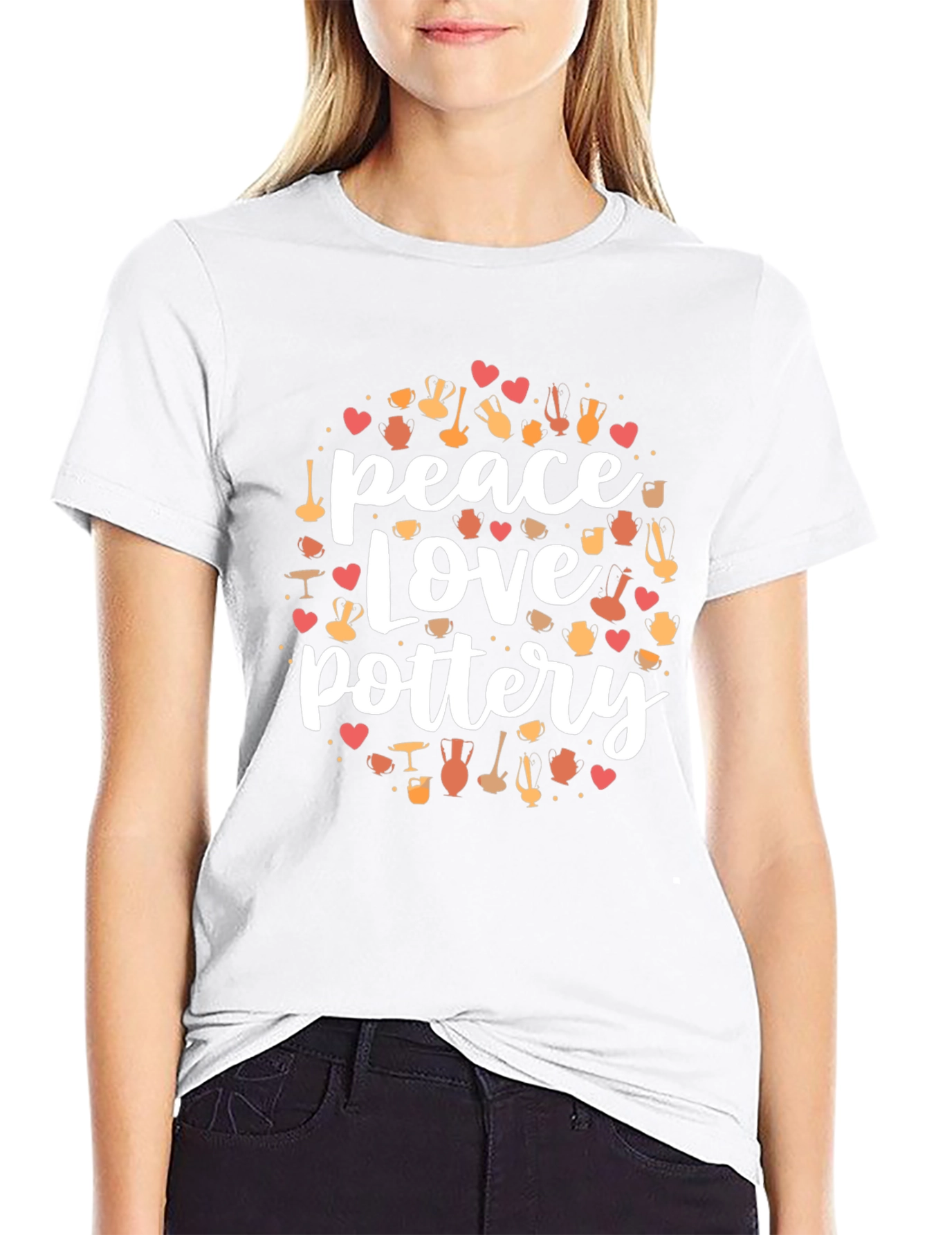 Peace Love Pottery T-Shirt