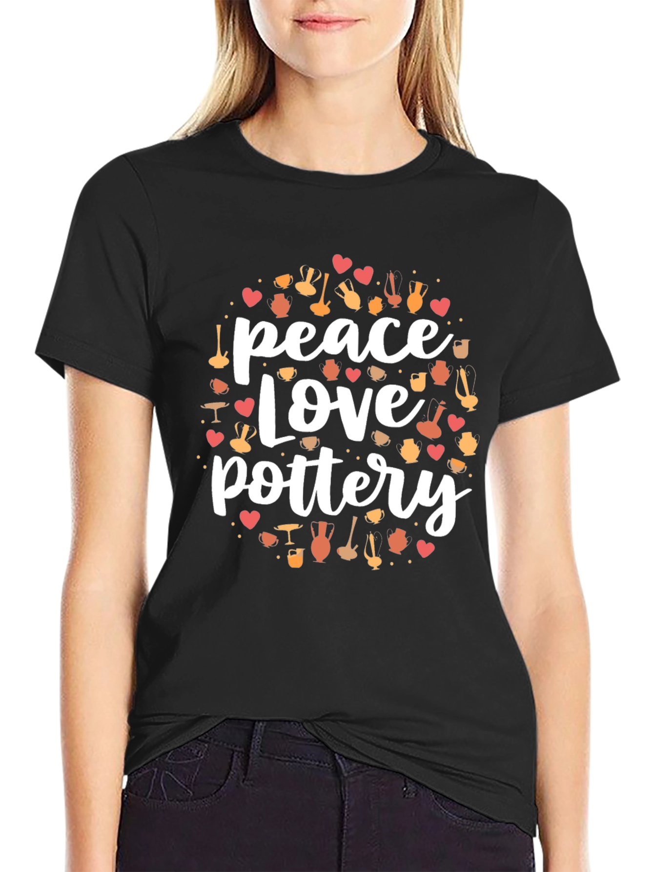 Peace Love Pottery T-Shirt
