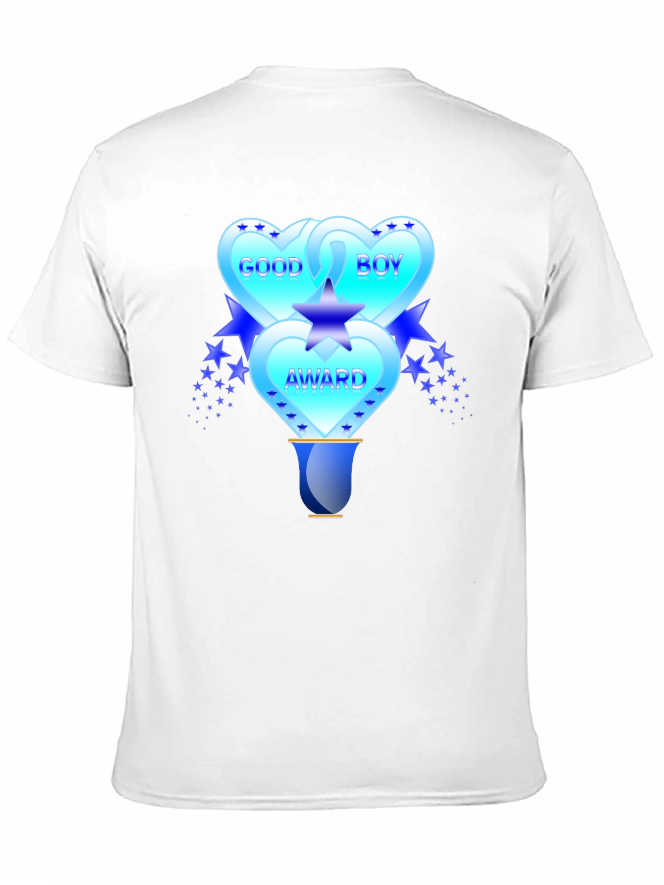 Good Boy Award Graphic T-Shirt - Mens Black Tee