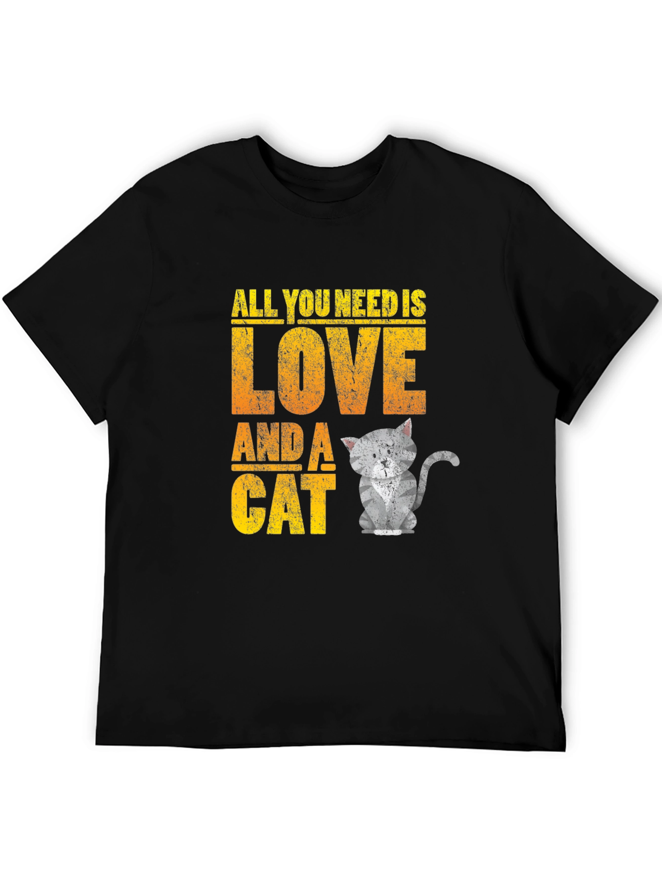 All You Need is Love and a Cat T-Shirt