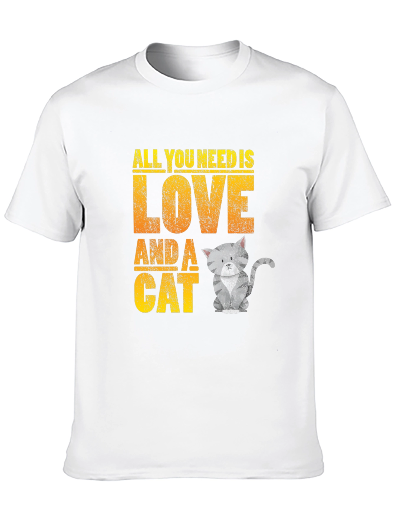 All You Need is Love and a Cat T-Shirt