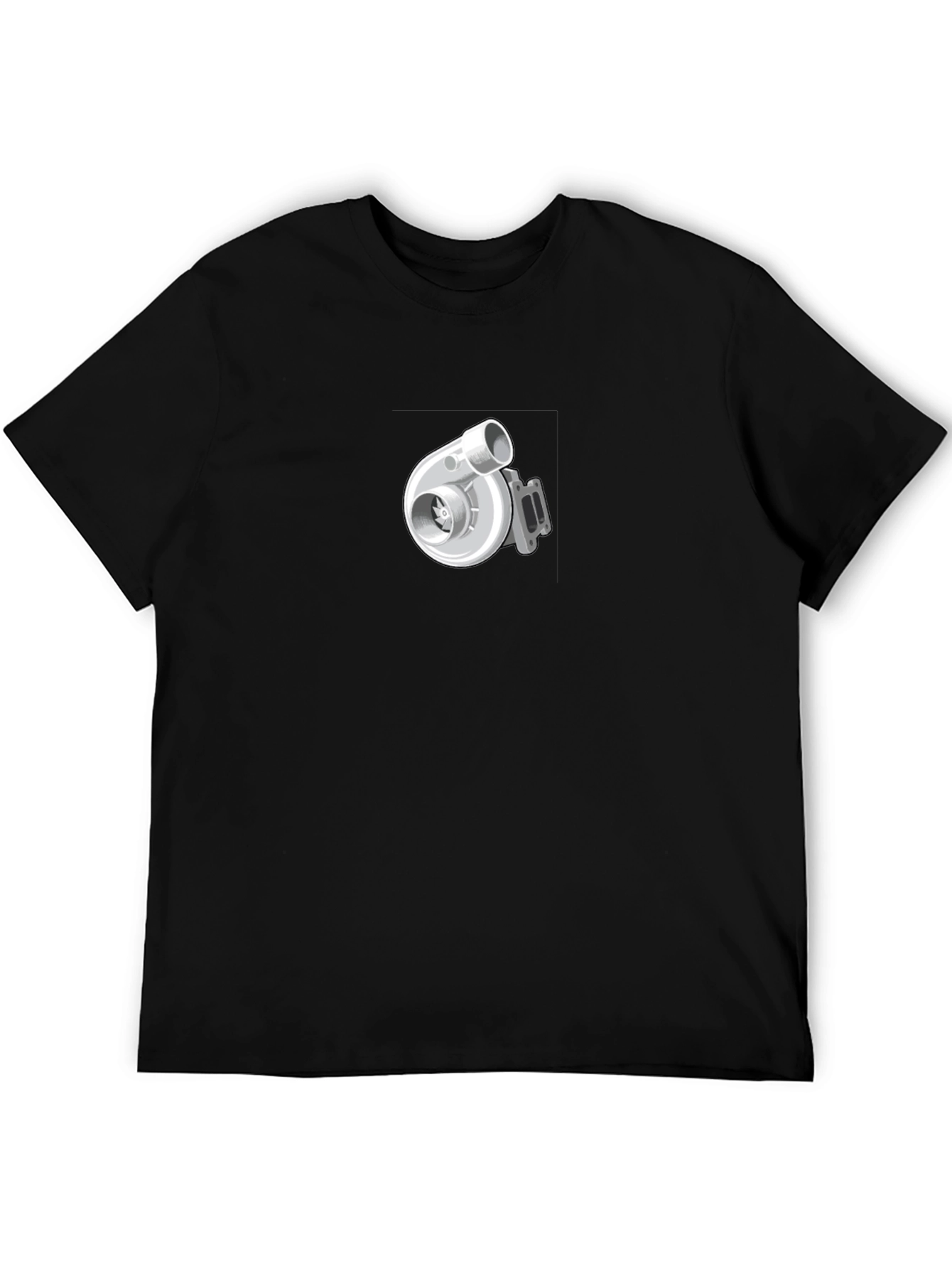 Turbo Graphic T-Shirt - Black Cotton Tee