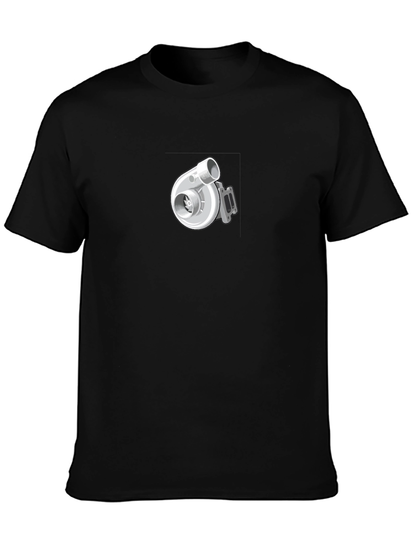 Turbo Graphic T-Shirt - Black Cotton Tee